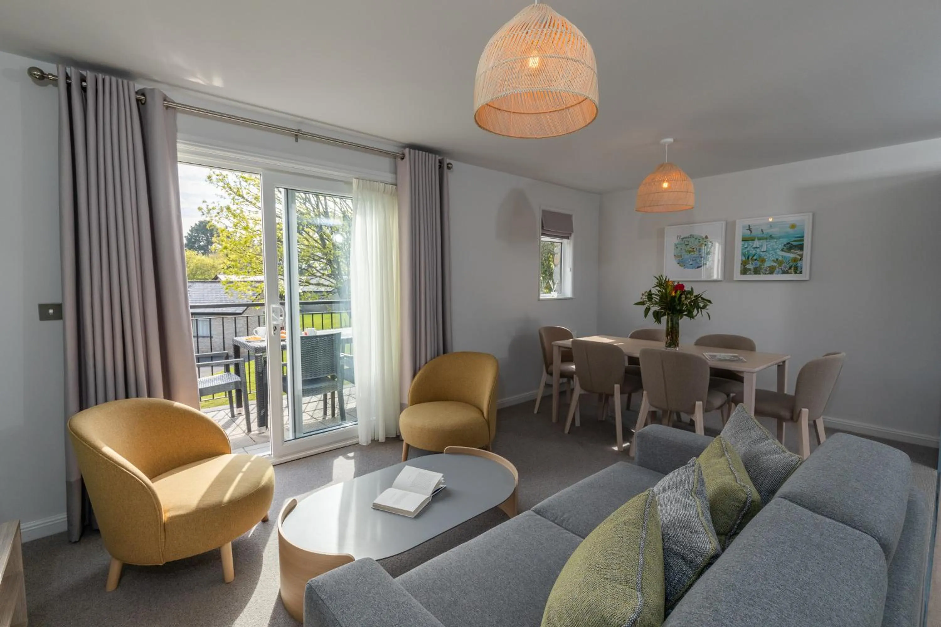 Living room in St Mellion Estate