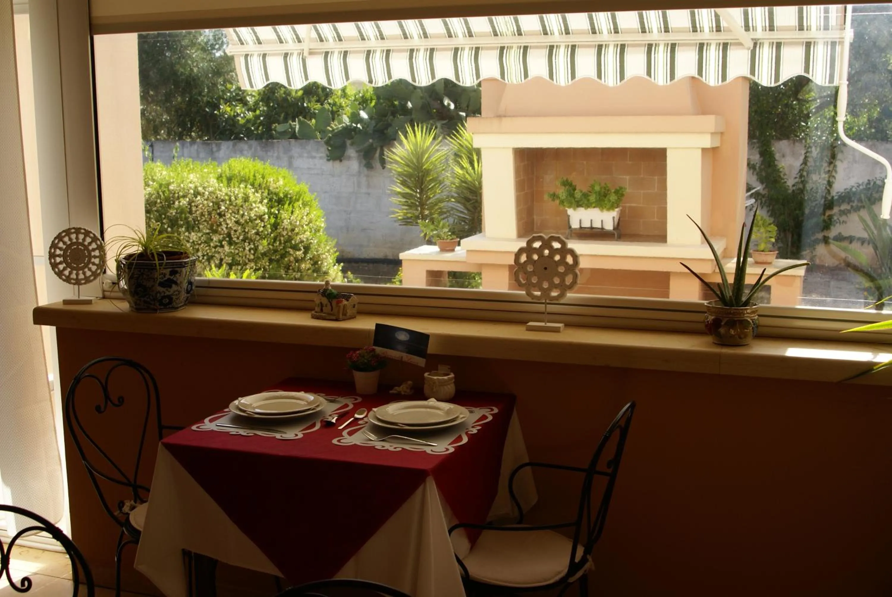 Inner courtyard view in Tenuta Arate