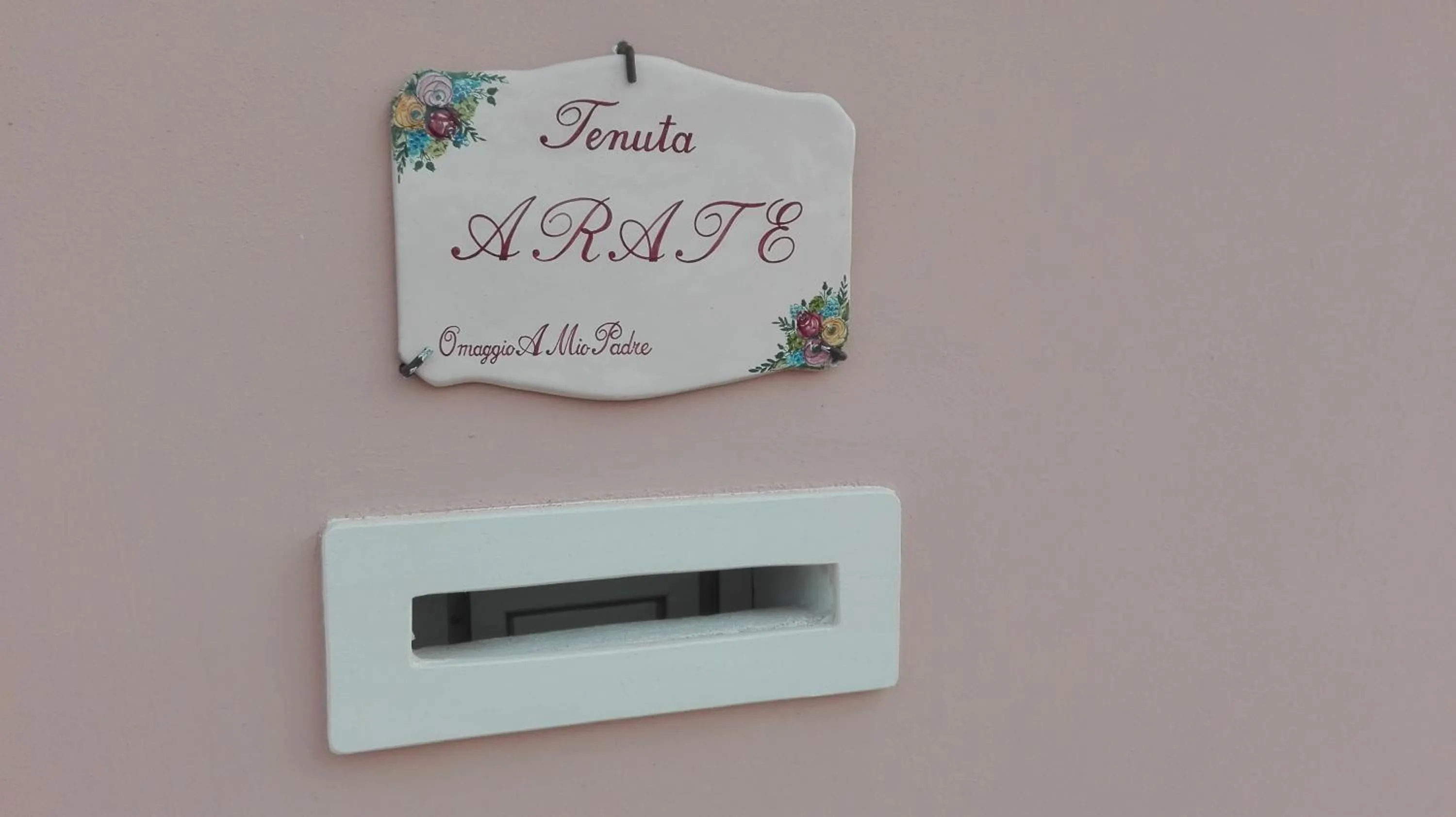 Facade/entrance in Tenuta Arate