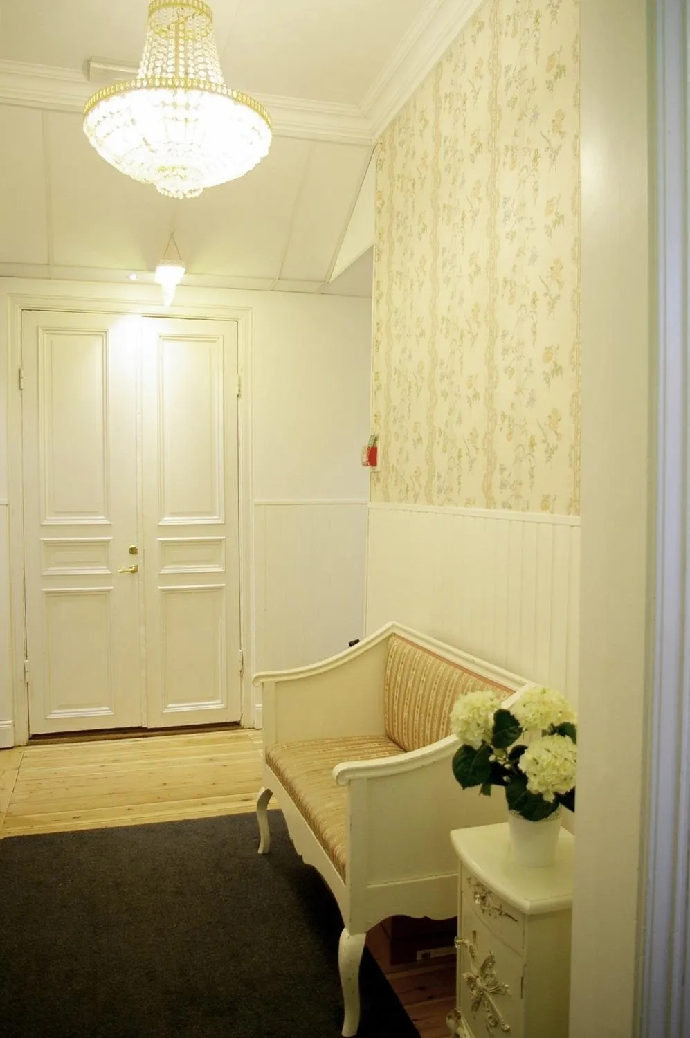 Decorative detail in Vandrarhem Uppsala Kungsängstorg