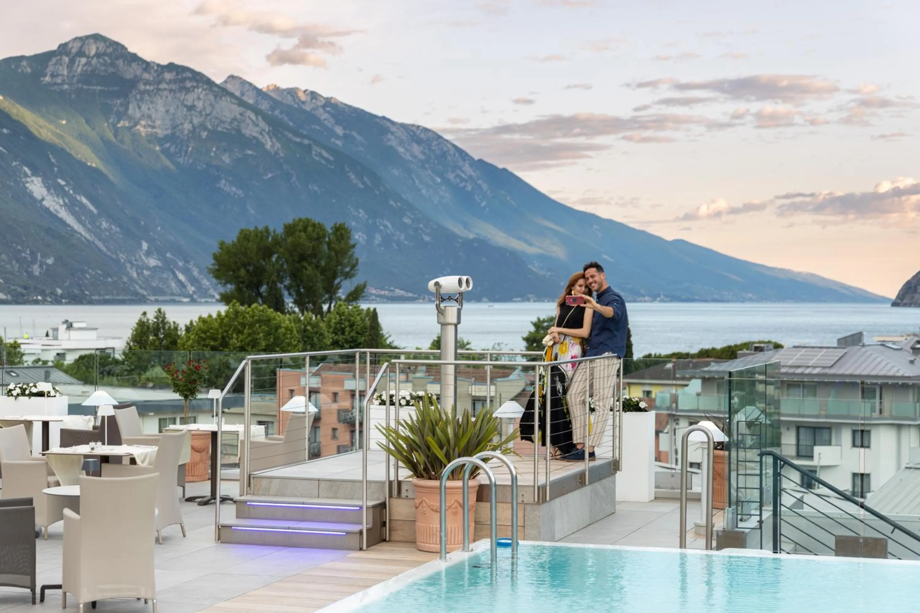 Balcony/Terrace in Hotel Kristal Palace - Tonelli Hotels - Adult Friendly