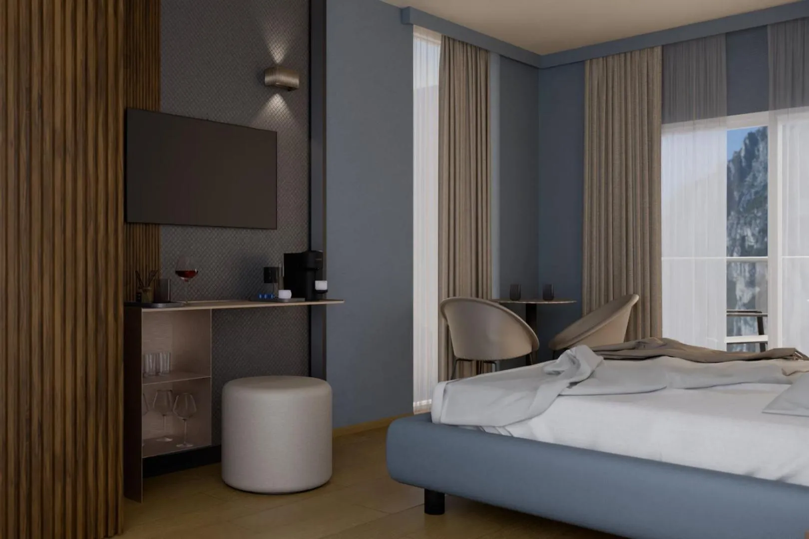 Bedroom, Bed in Hotel Kristal Palace - Tonelli Hotels - Adult Friendly