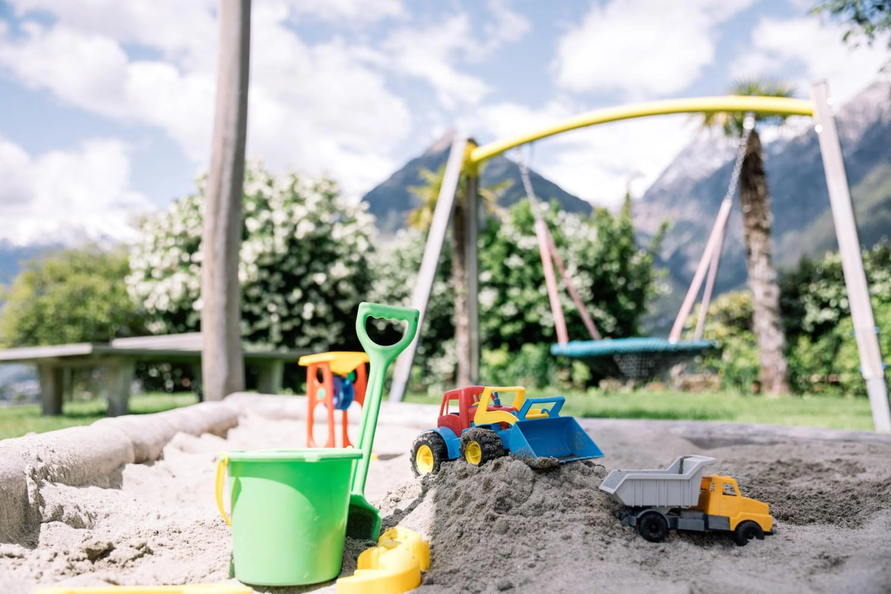 Children play ground in Hotel Hohenwart