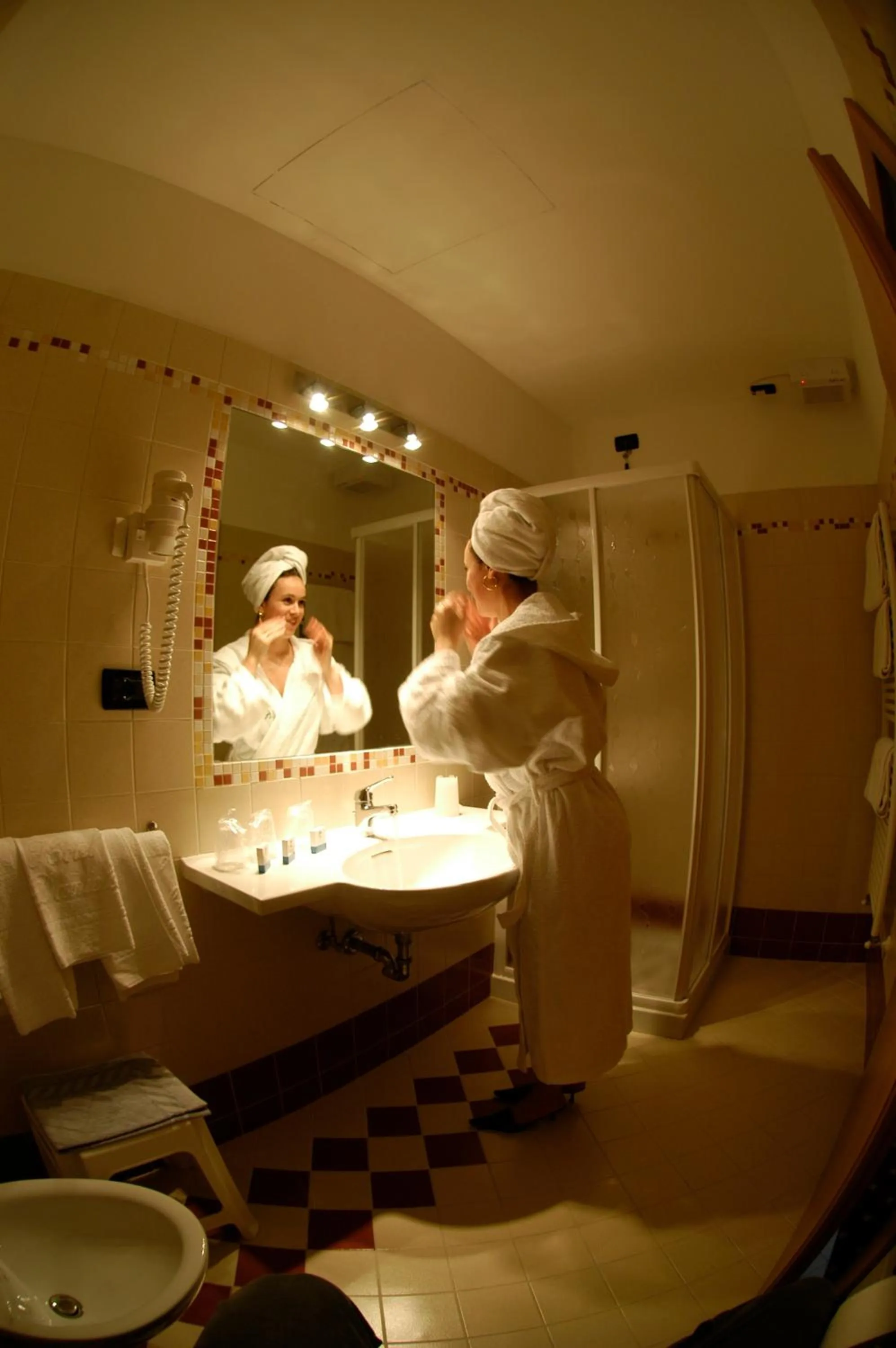 Bathroom in Hotel Daniela