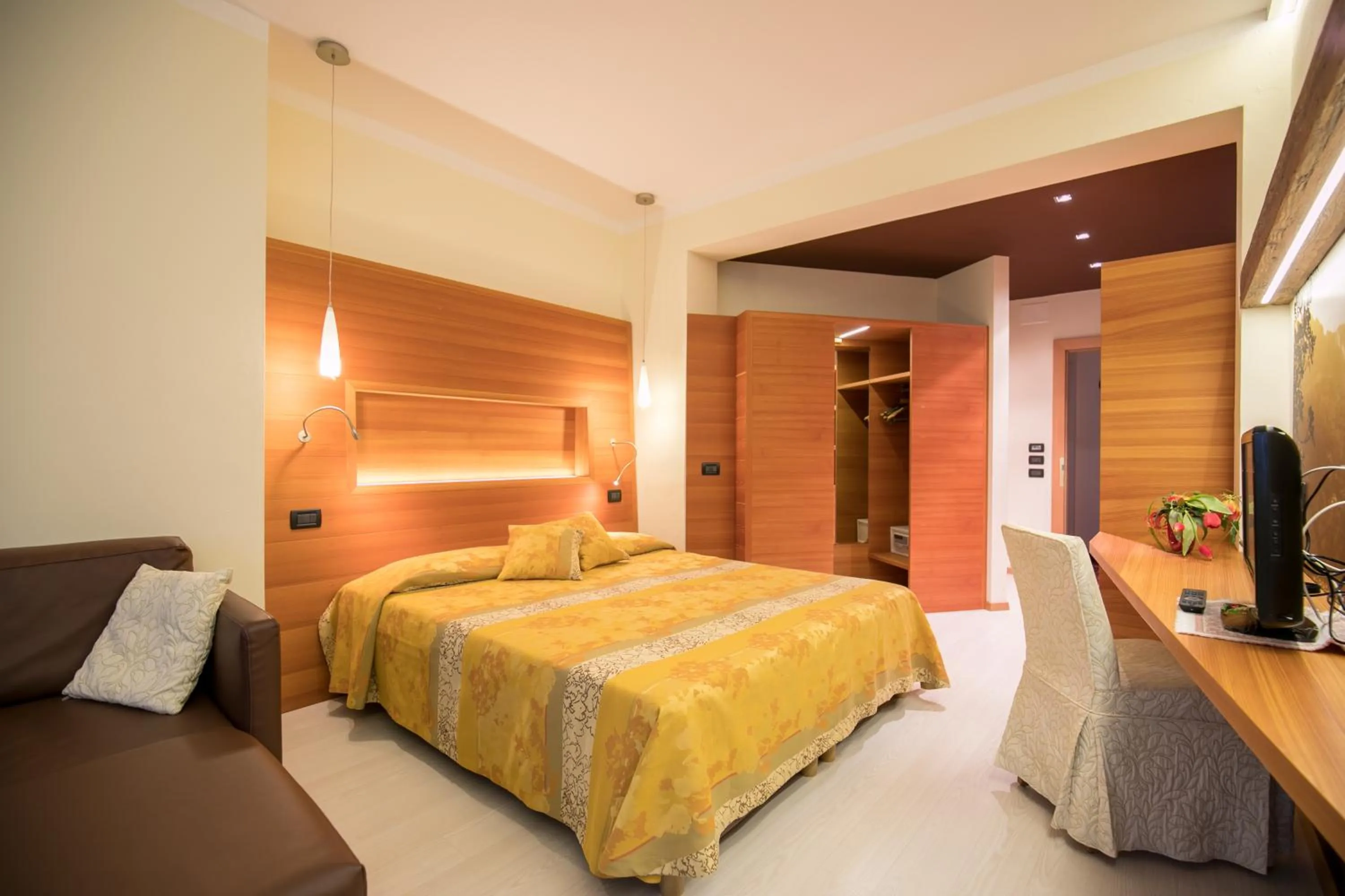 Bed in Hotel Daniela