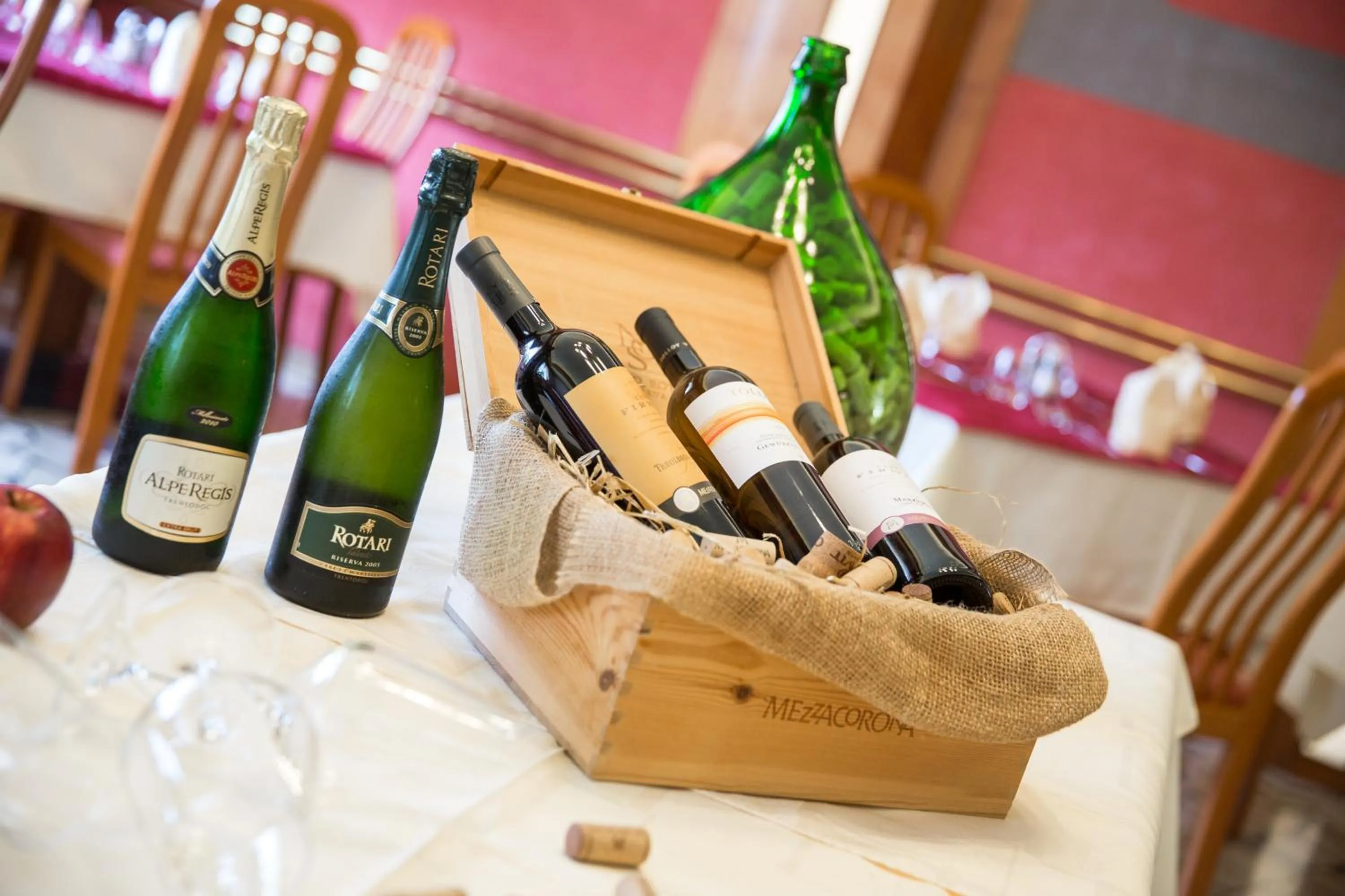 Alcoholic drinks in Hotel Daniela