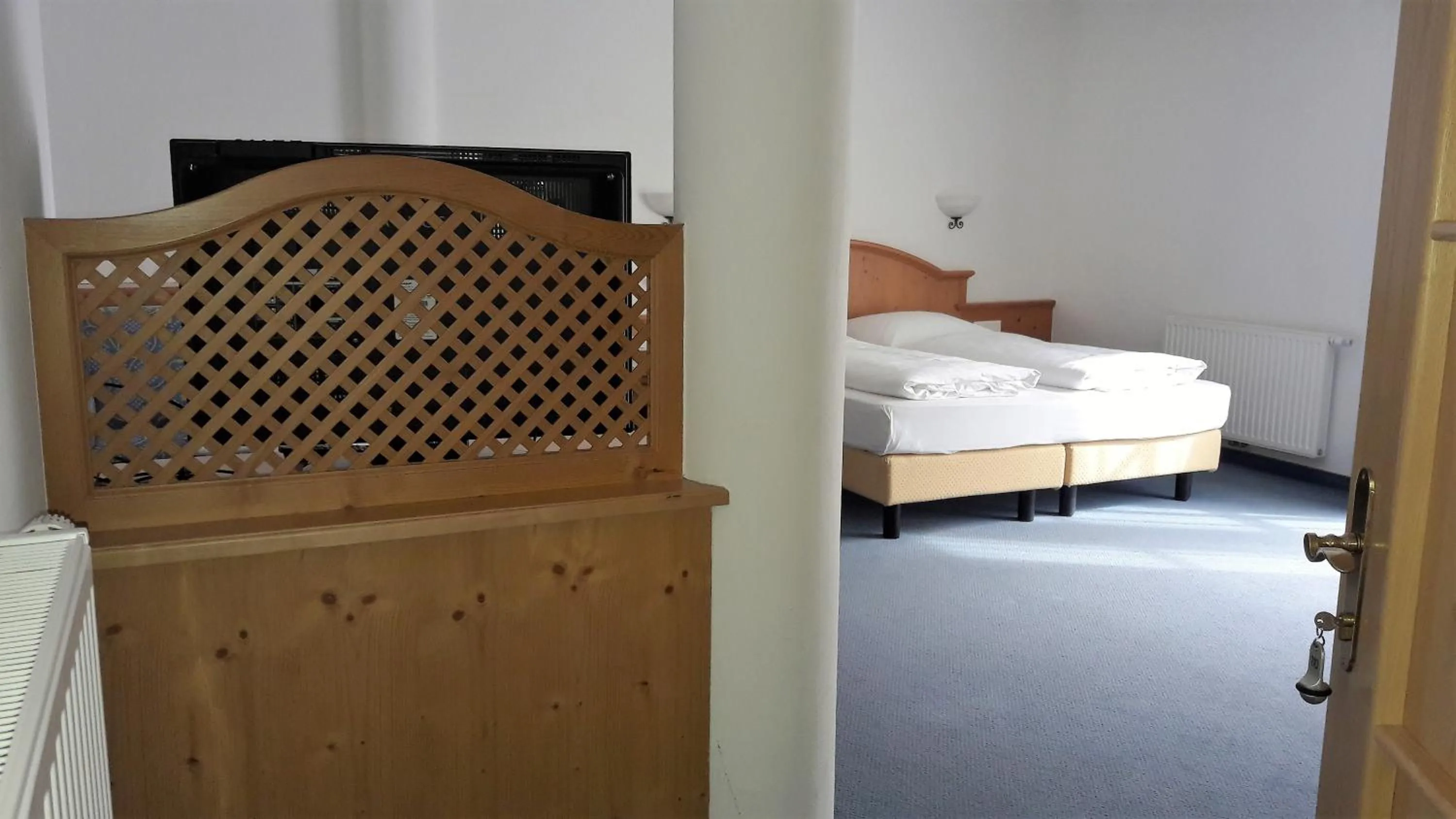 Decorative detail, Bed in Hotel Restaurant Schaurhof