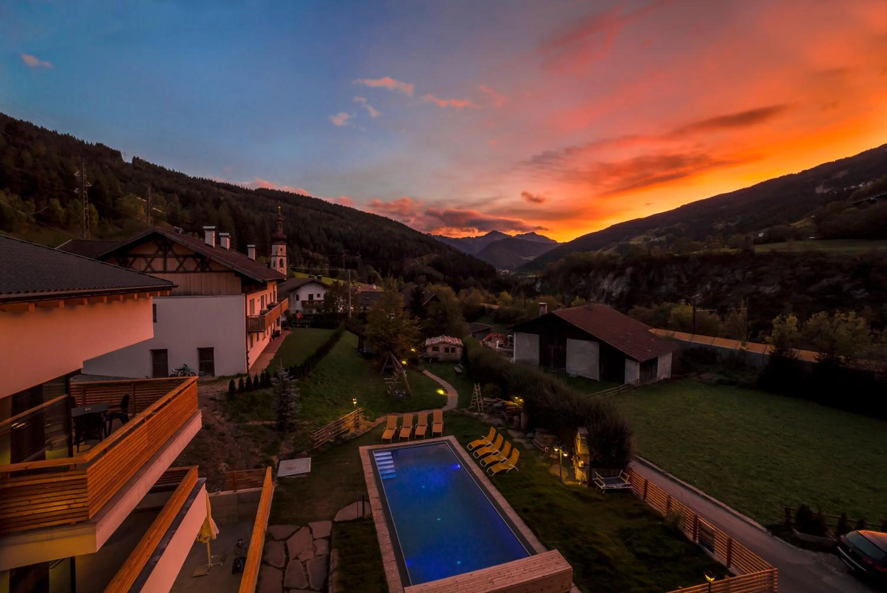 Mountain view in Hotel Restaurant Schaurhof