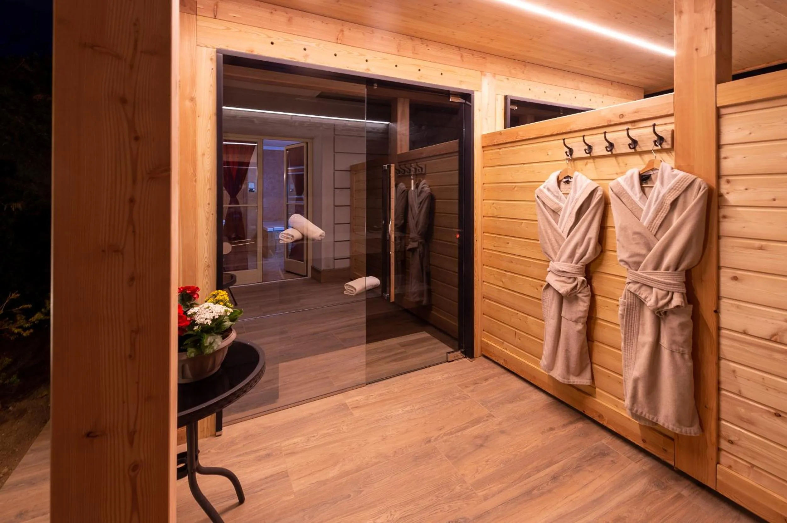 Sauna in Villa Orso Grigio