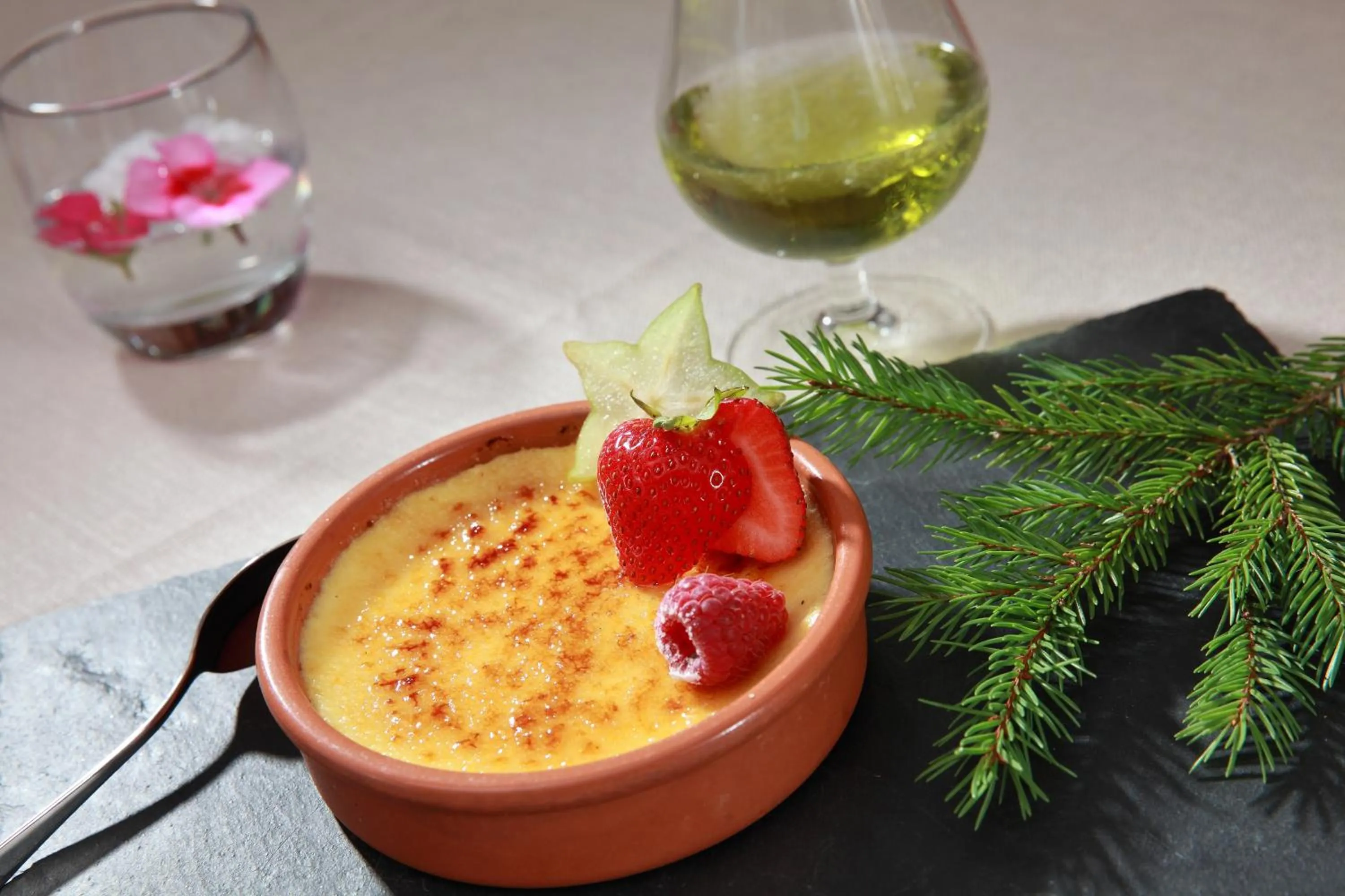 Dinner in Logis Hôtel Le Vétiné