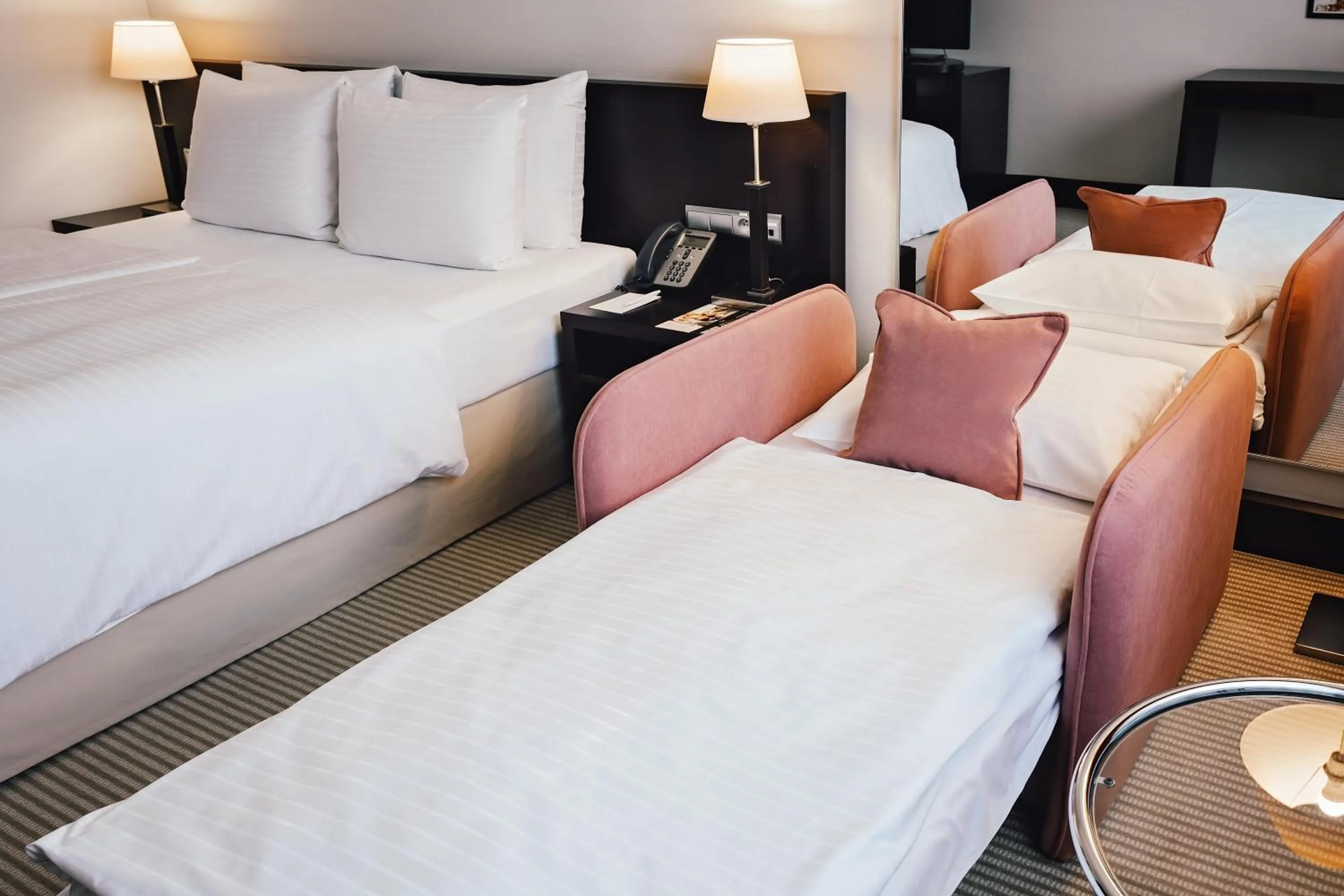 Bedroom, Bed in Crowne Plaza Bratislava by IHG