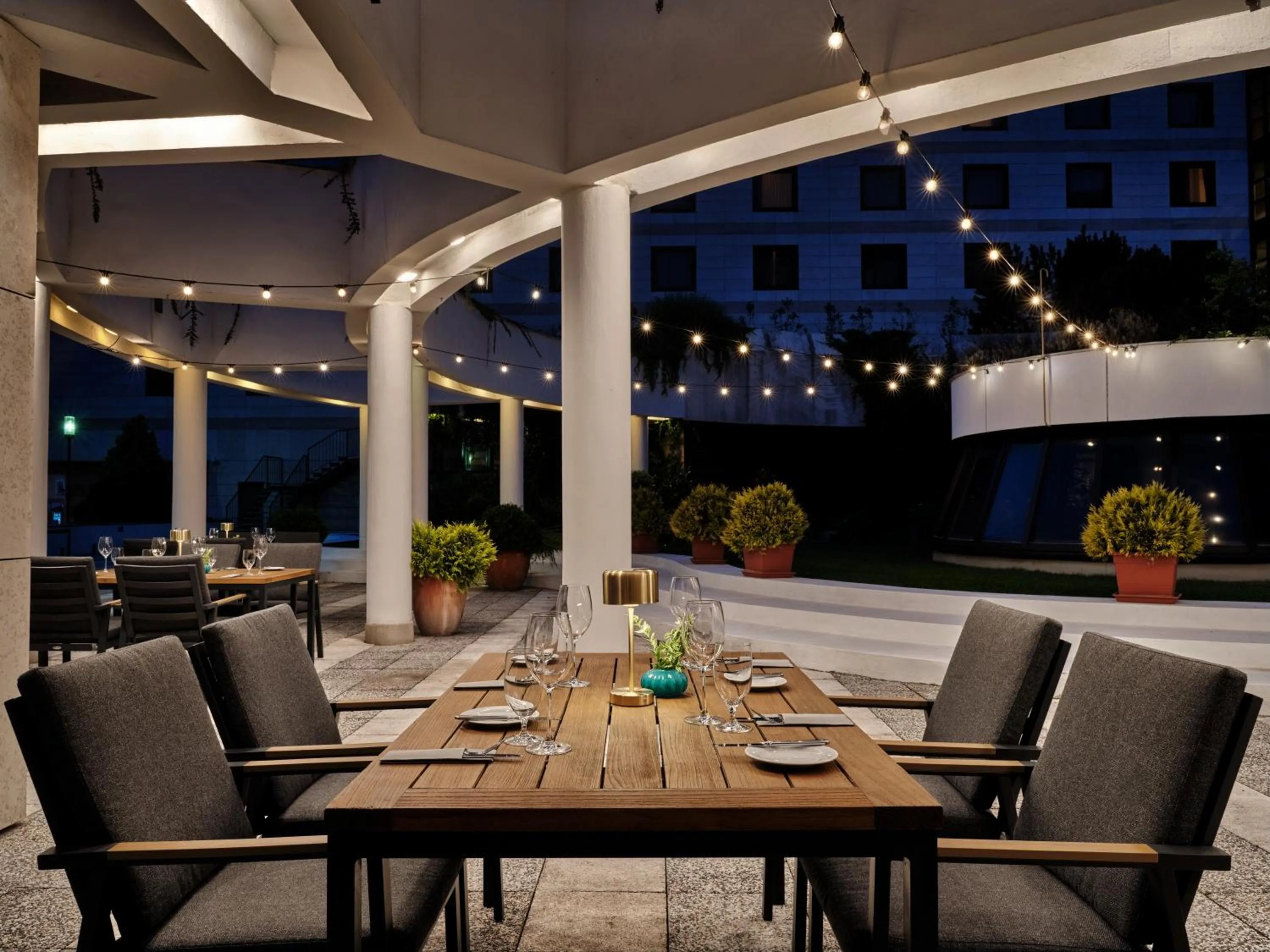 Balcony/Terrace in Crowne Plaza Bratislava by IHG