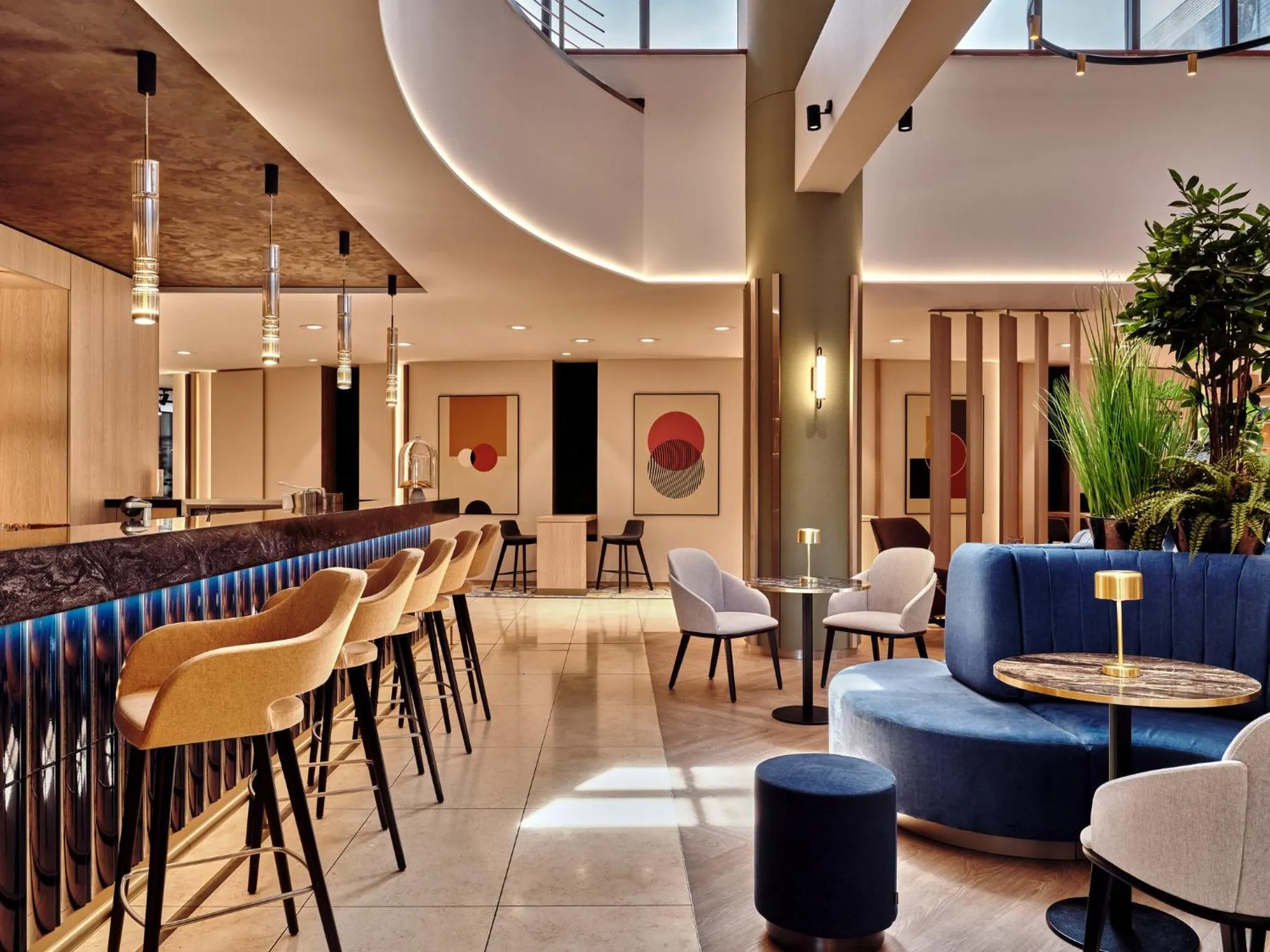 Lounge or bar in Crowne Plaza Bratislava by IHG
