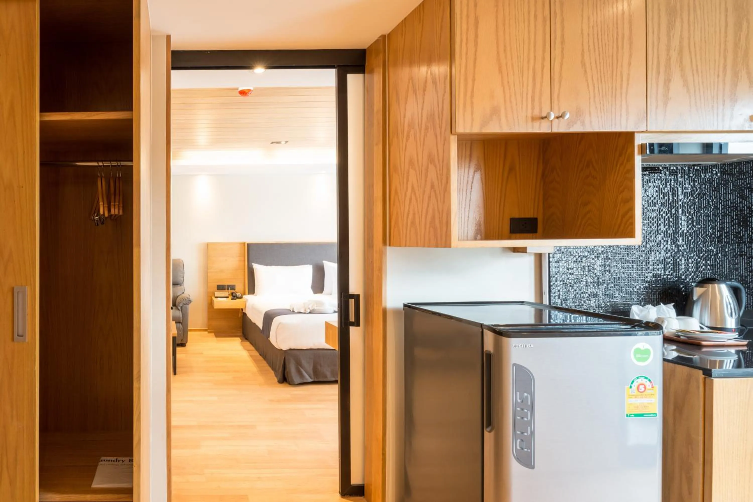 Kitchen or kitchenette in Asana Hotel & Residence