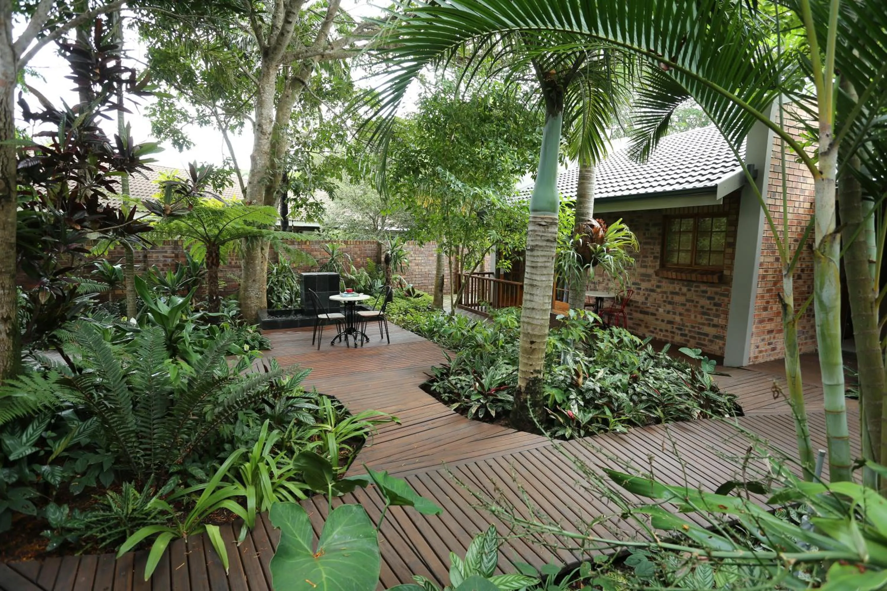 Garden in Rhino Coast Guesthouse