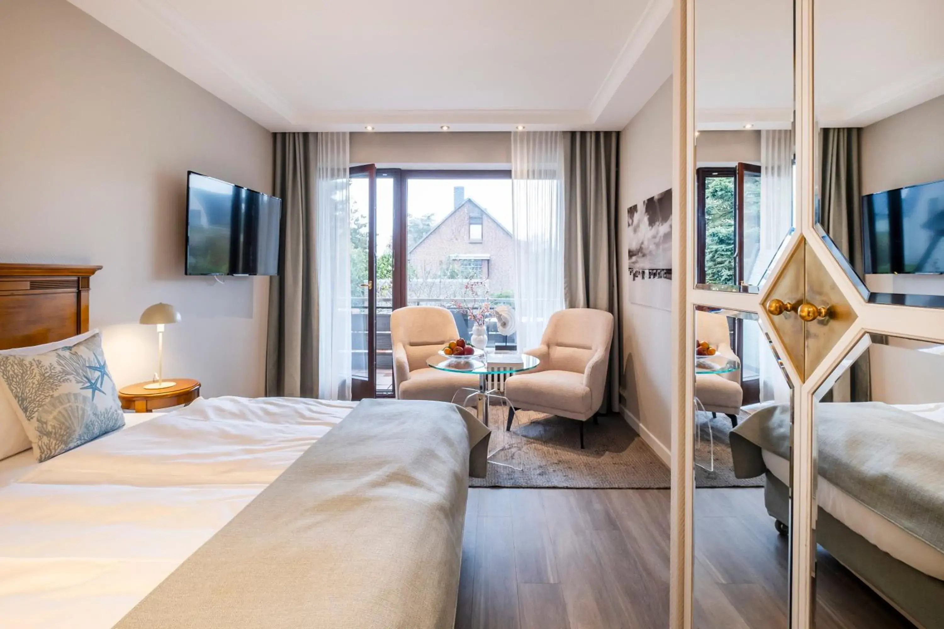 Comfort Apartment with Garden View in Büngers Apartment-Hotel mit Gartensauna - modern, gemütlich und strandnah Comfort Apartment with Garden View in Büngers Apartment-Hotel mit Gartensauna - modern, gemütlich und strandnah