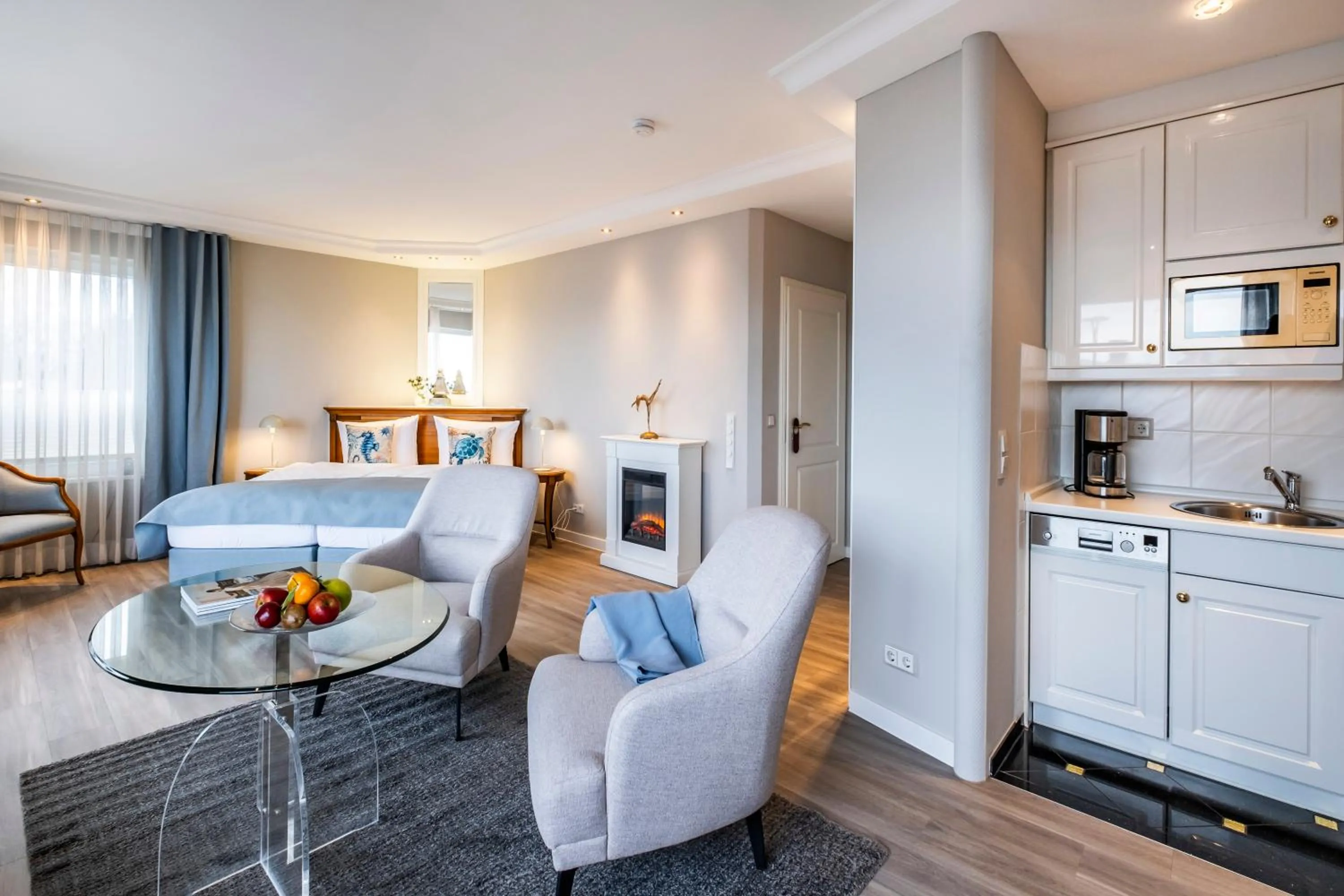 Photo of the whole room in Büngers Apartment-Hotel mit Gartensauna - modern, gemütlich und strandnah