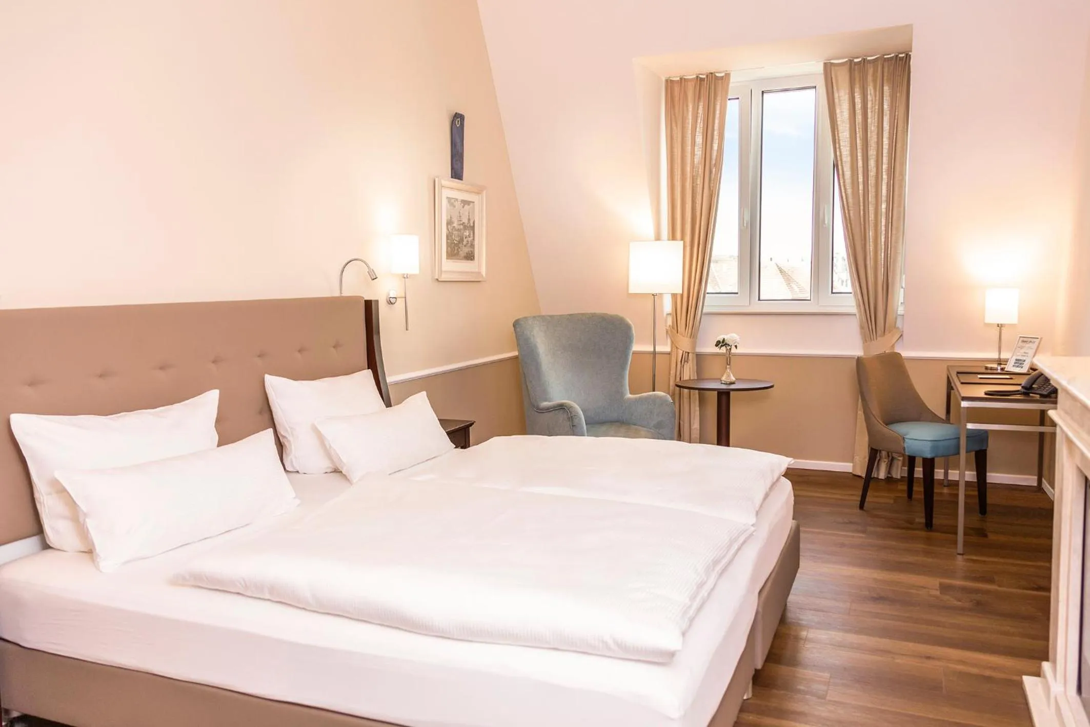 Bed in Hotel am Delft