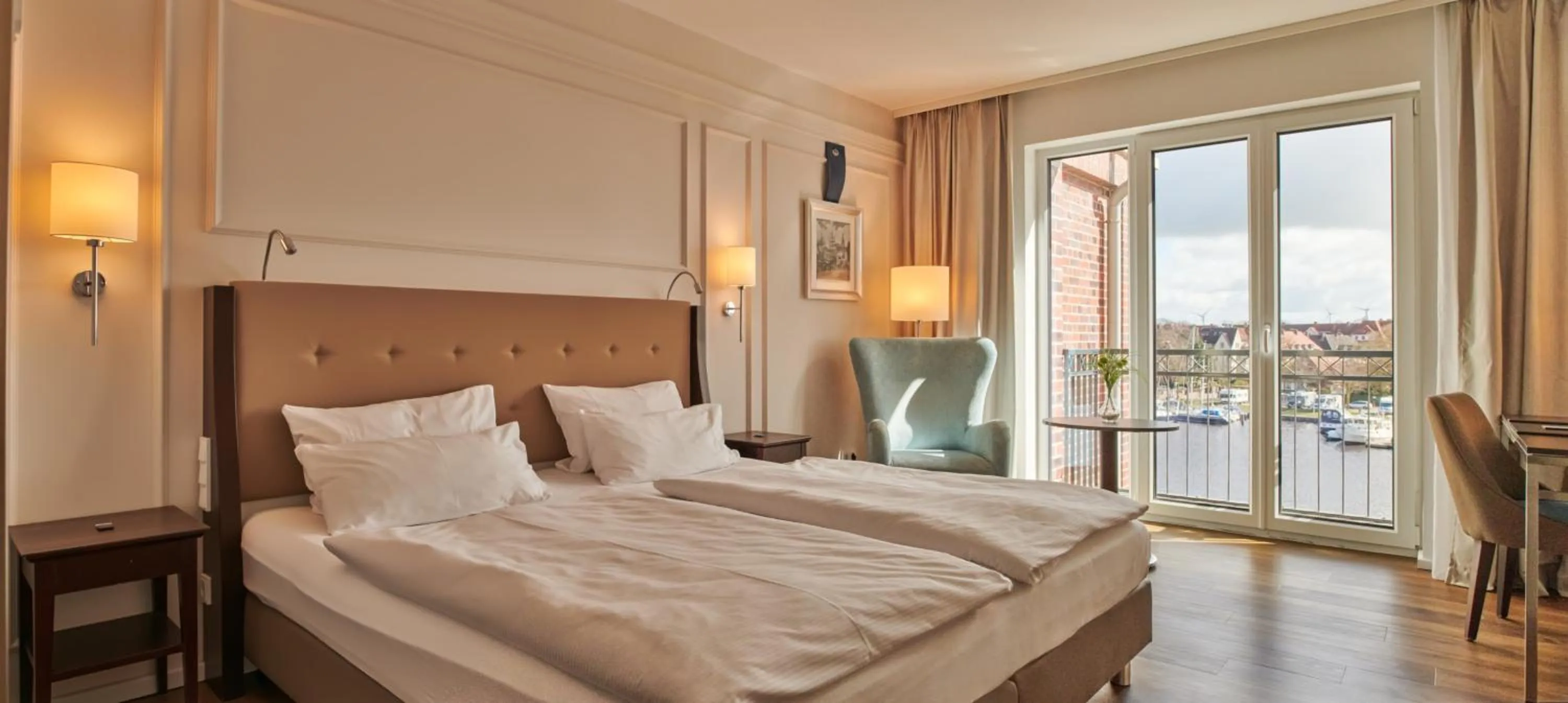 Bed in Hotel am Delft