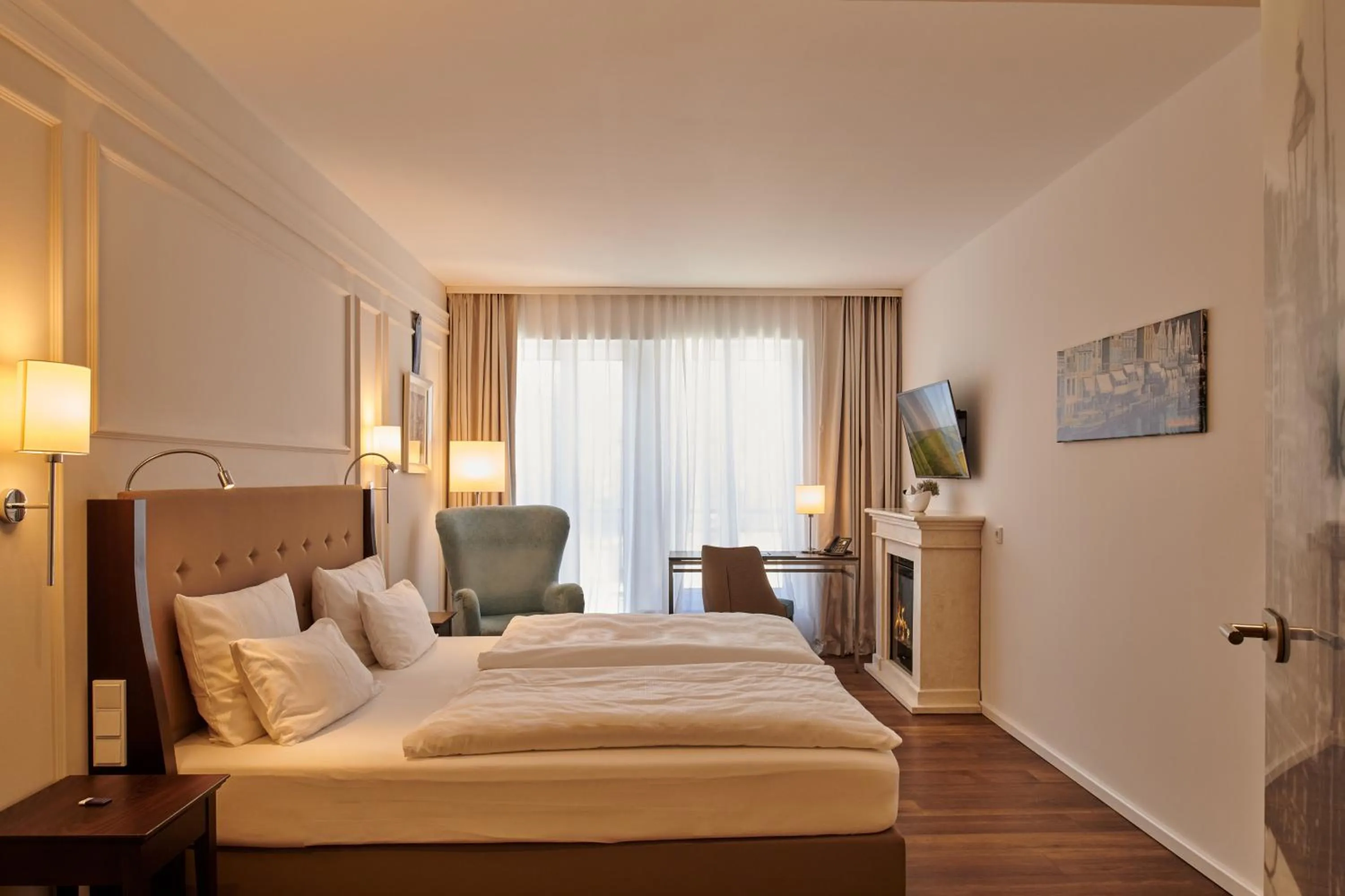 Bed in Hotel am Delft