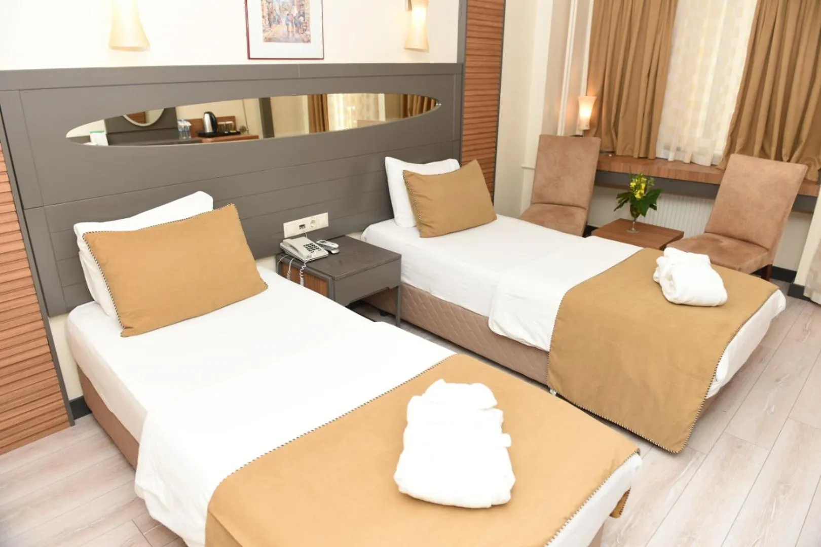 Bed in Lycus River Thermal Hotel