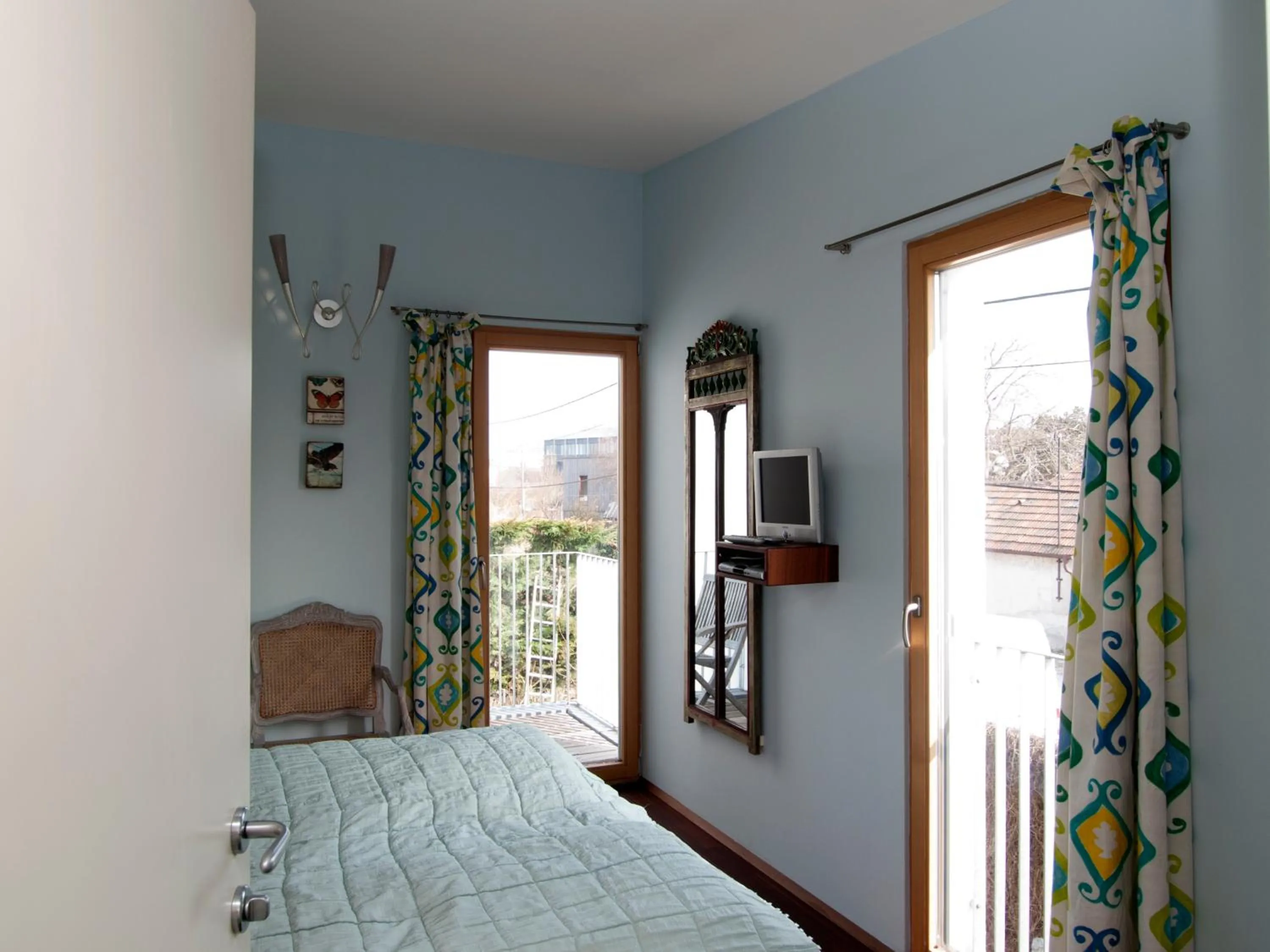 Bed in The rooms Bed & Breakfast