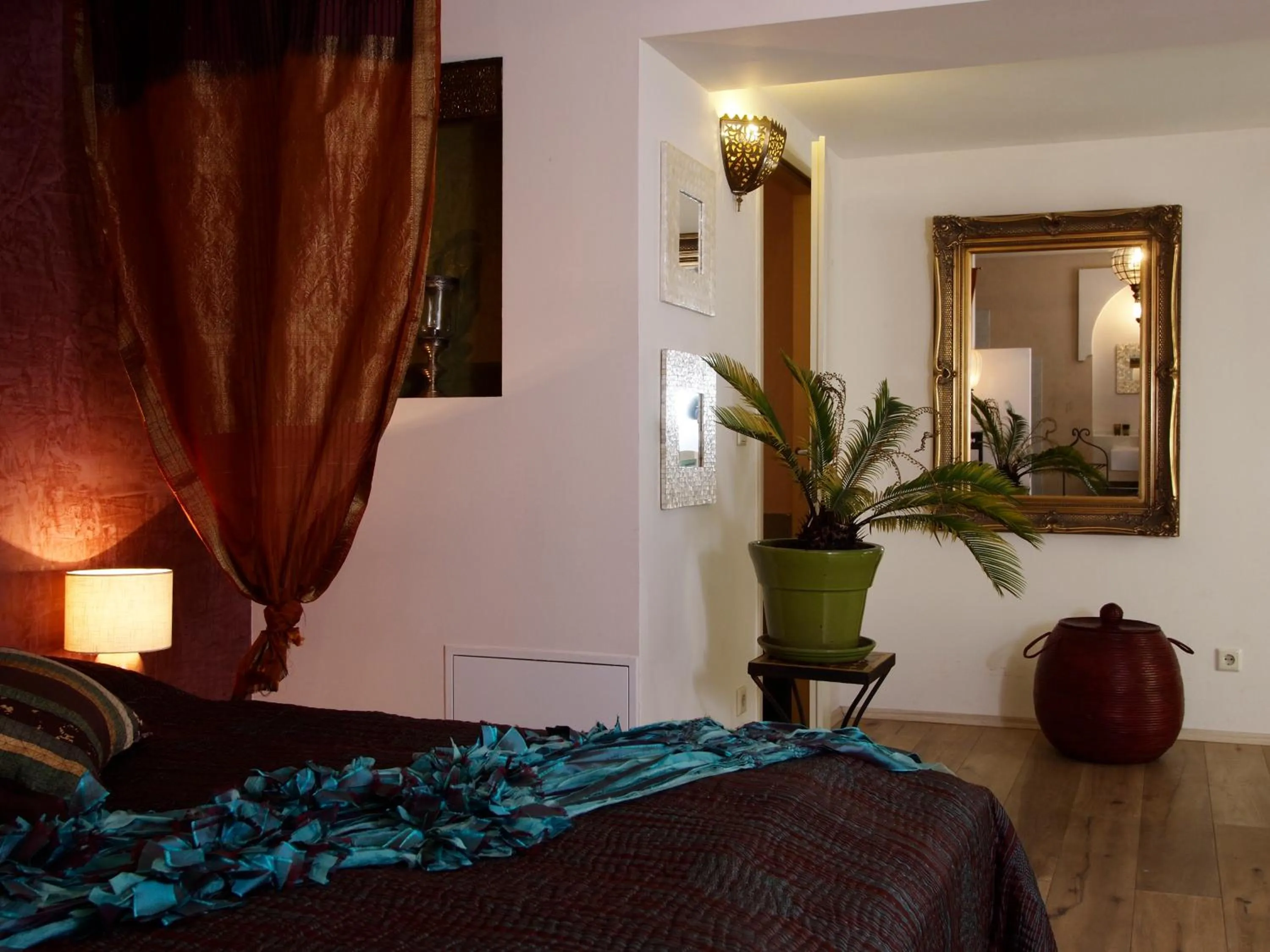 Bed in The rooms Bed & Breakfast