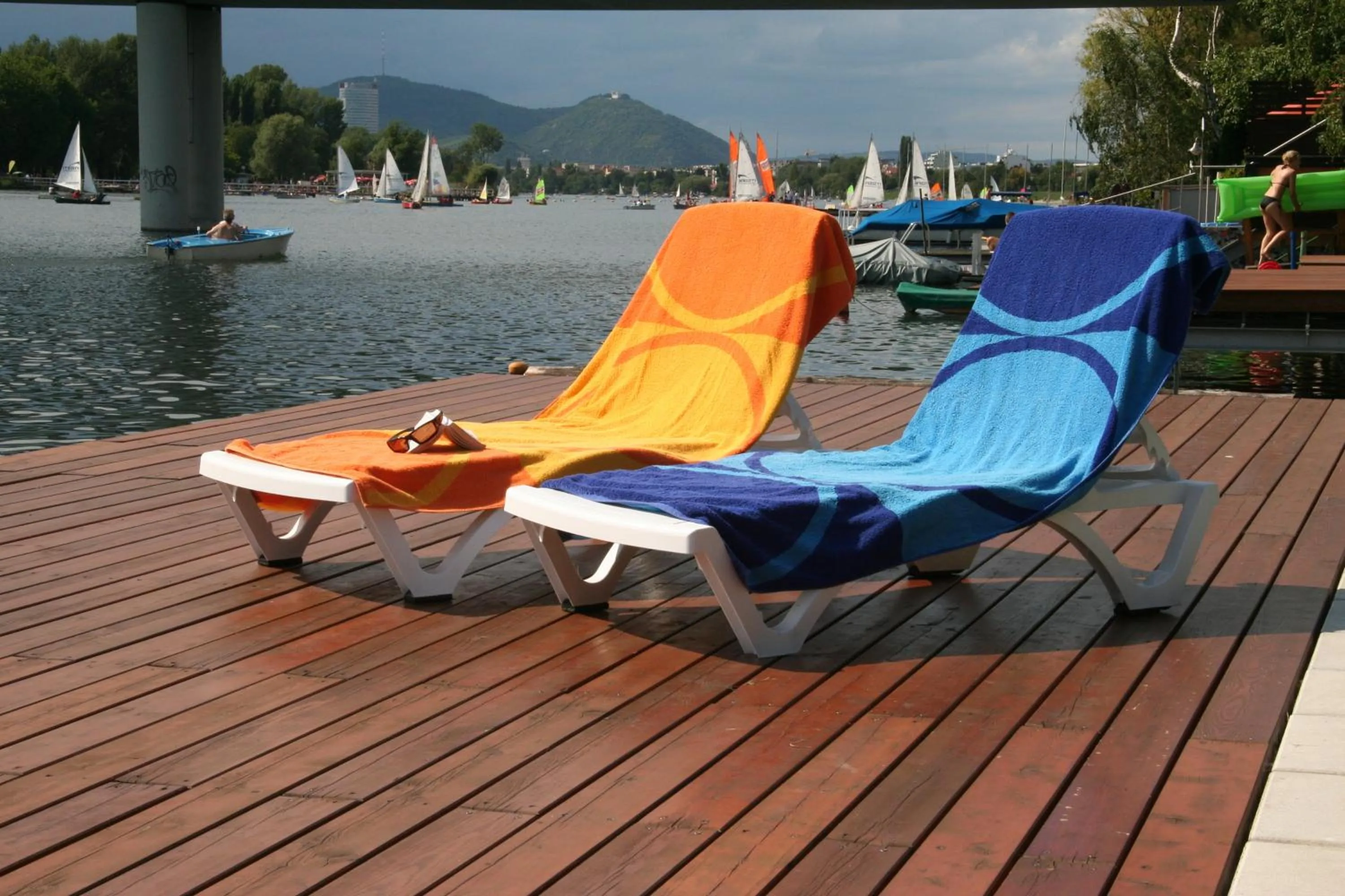 Beach in Strandhotel Alte Donau