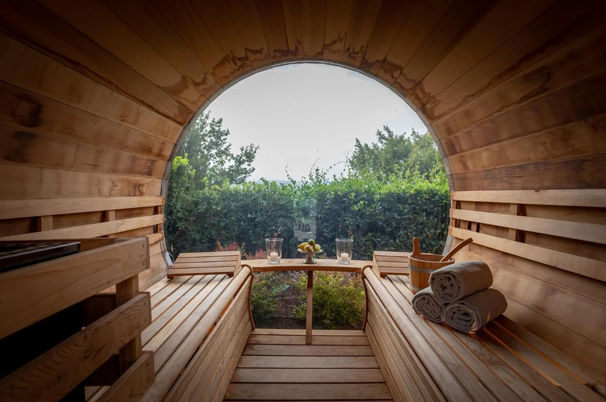 Sauna in Sunstar Hotel Piemont Castello di Villa