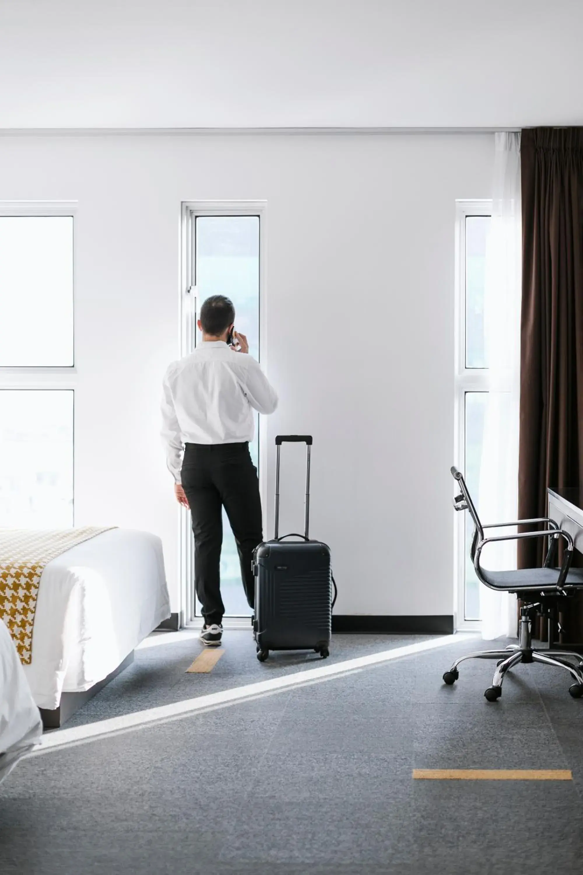 Twin Superior Double Room with Two Double Beds - single occupancy - Non-Smoking in Wyndham Costa del Sol Lima Airport Twin Superior Double Room with Two Double Beds - single occupancy - Non-Smoking in Wyndham Costa del Sol Lima Airport