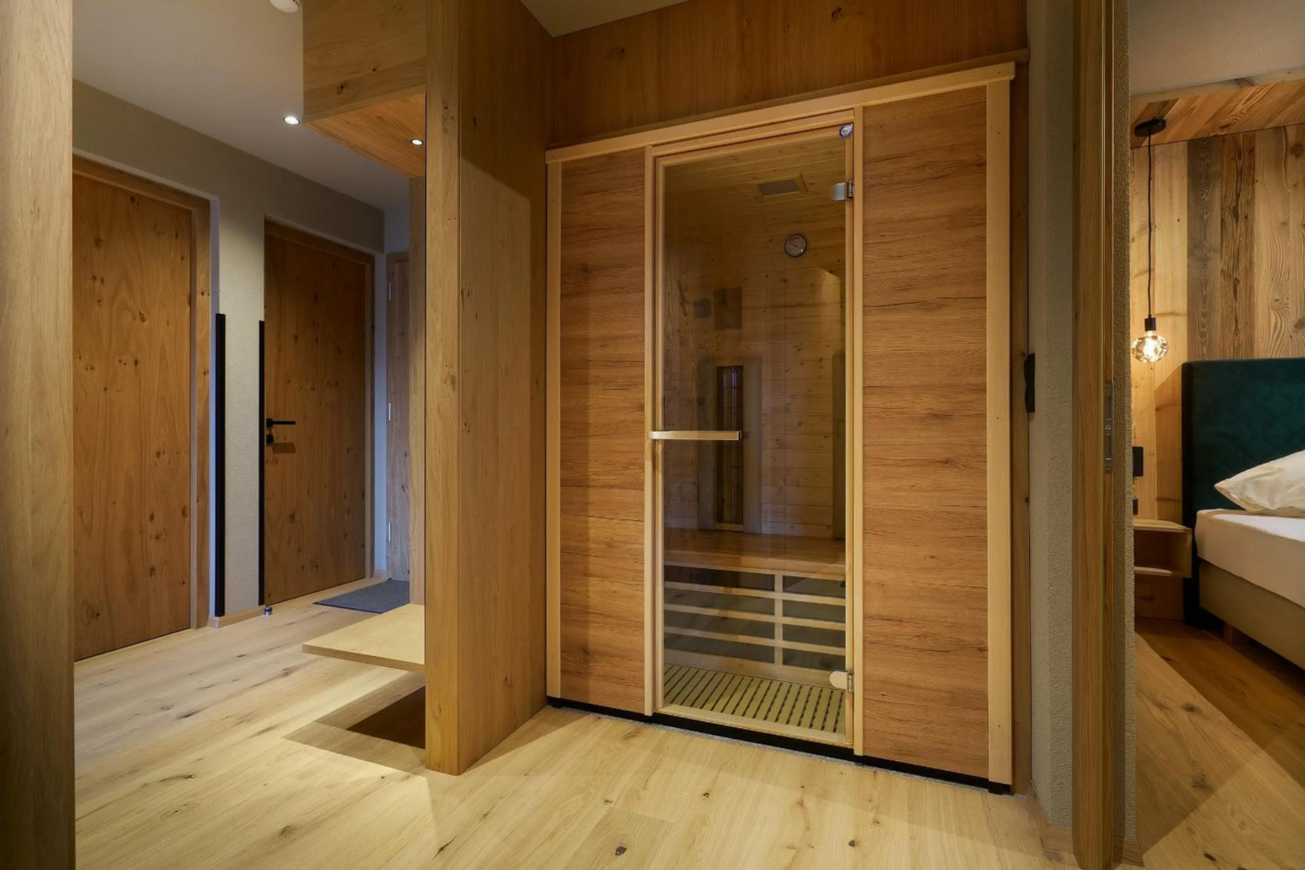 Decorative detail, Bed in Hotel Stern