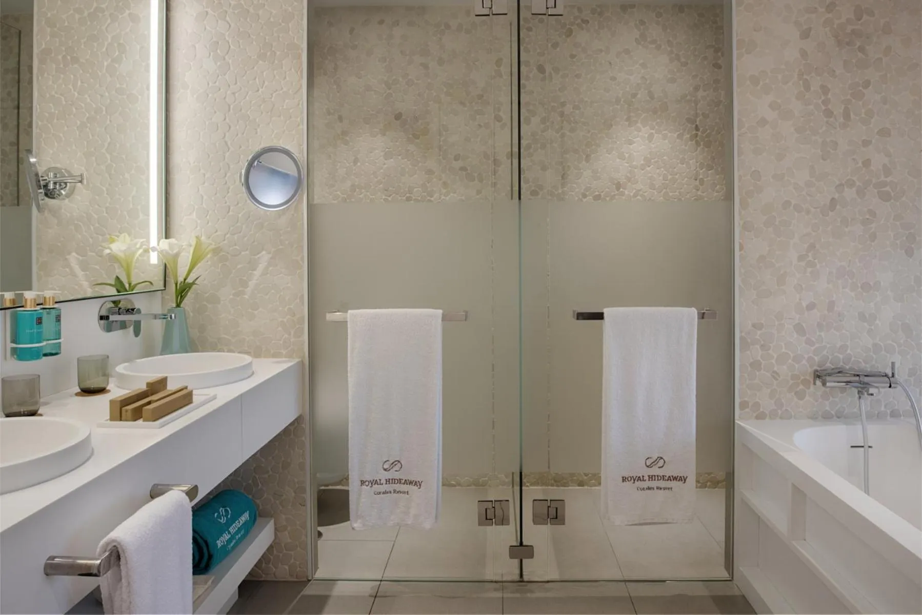 Shower in Royal Hideaway Corales Suites