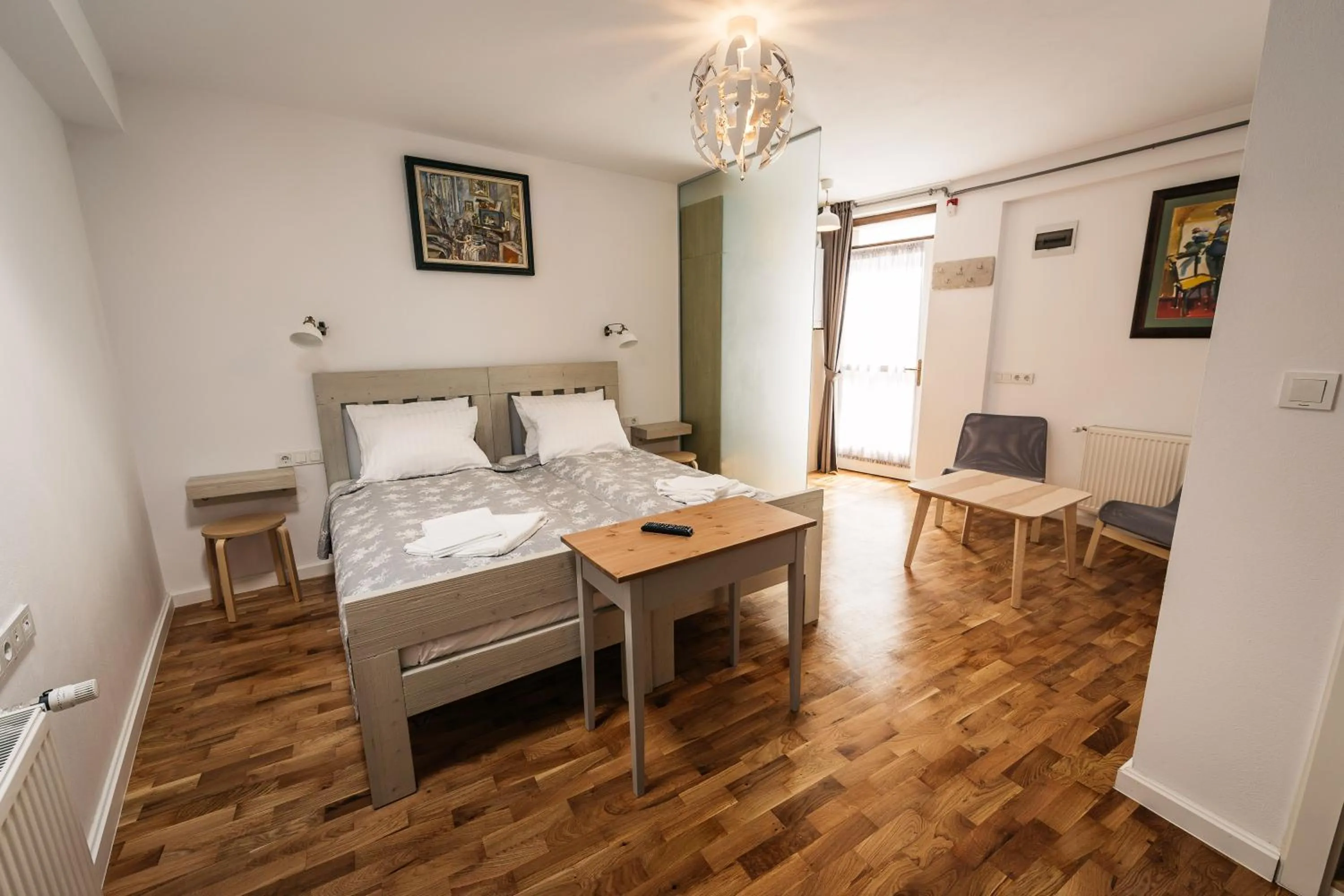 Bed in YellowBoot Aparthotel