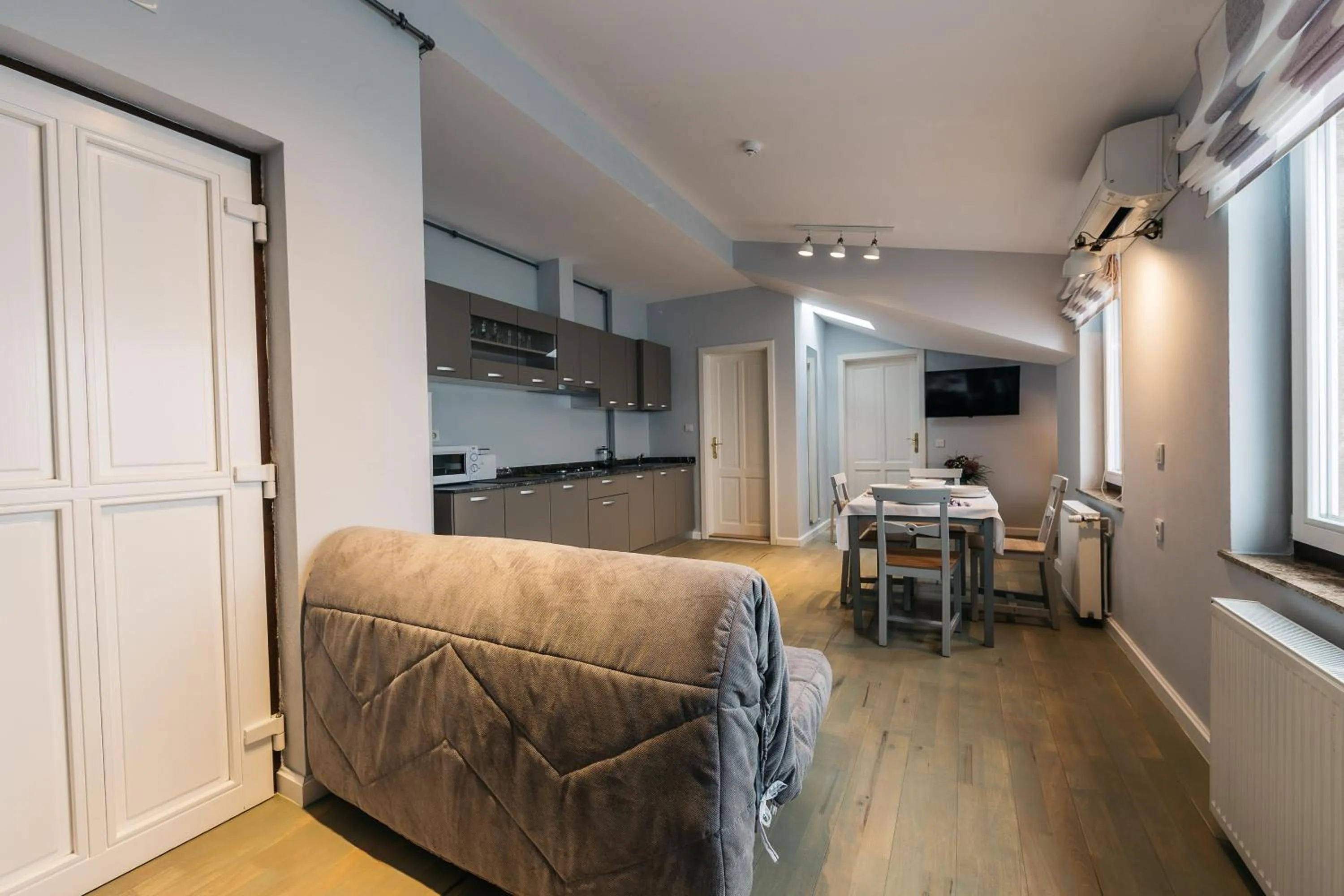 Seating area in YellowBoot Aparthotel