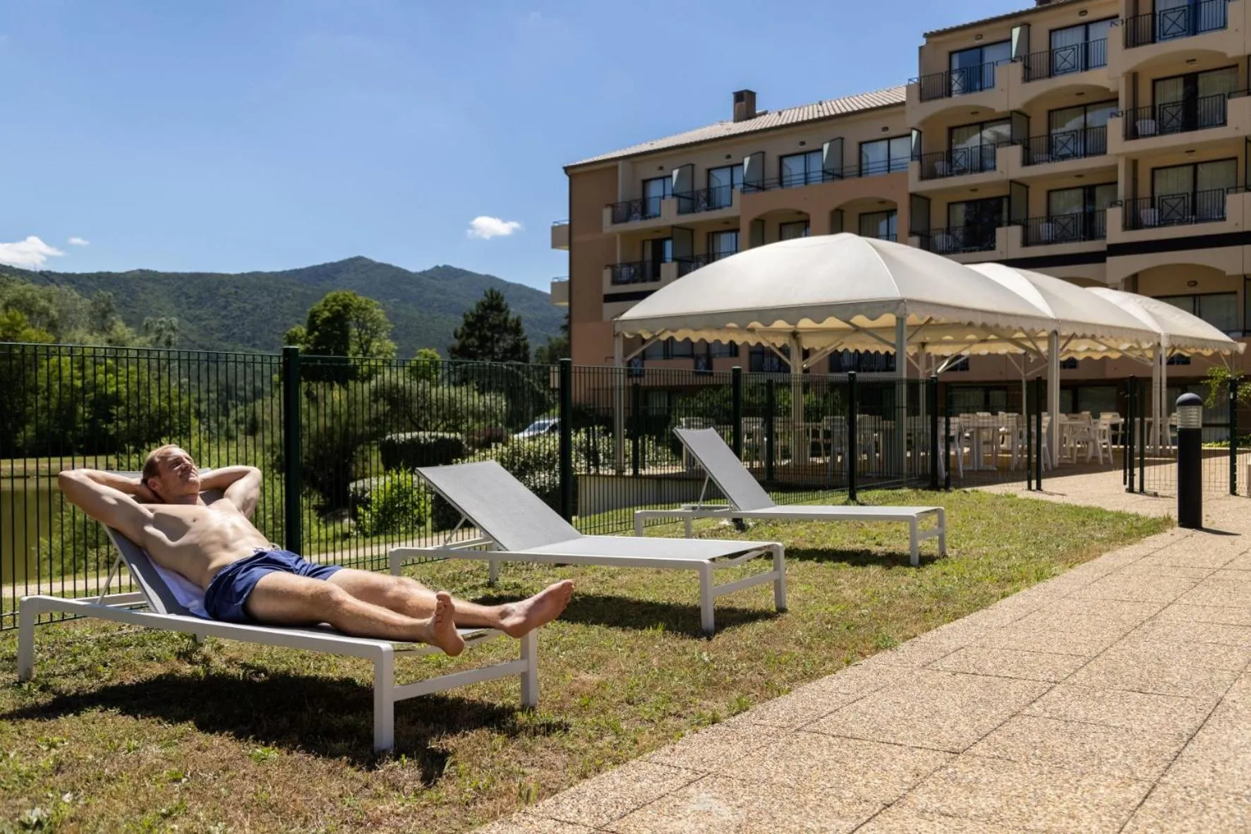 Swimming pool in Domaine Les Sources de Dieulefit