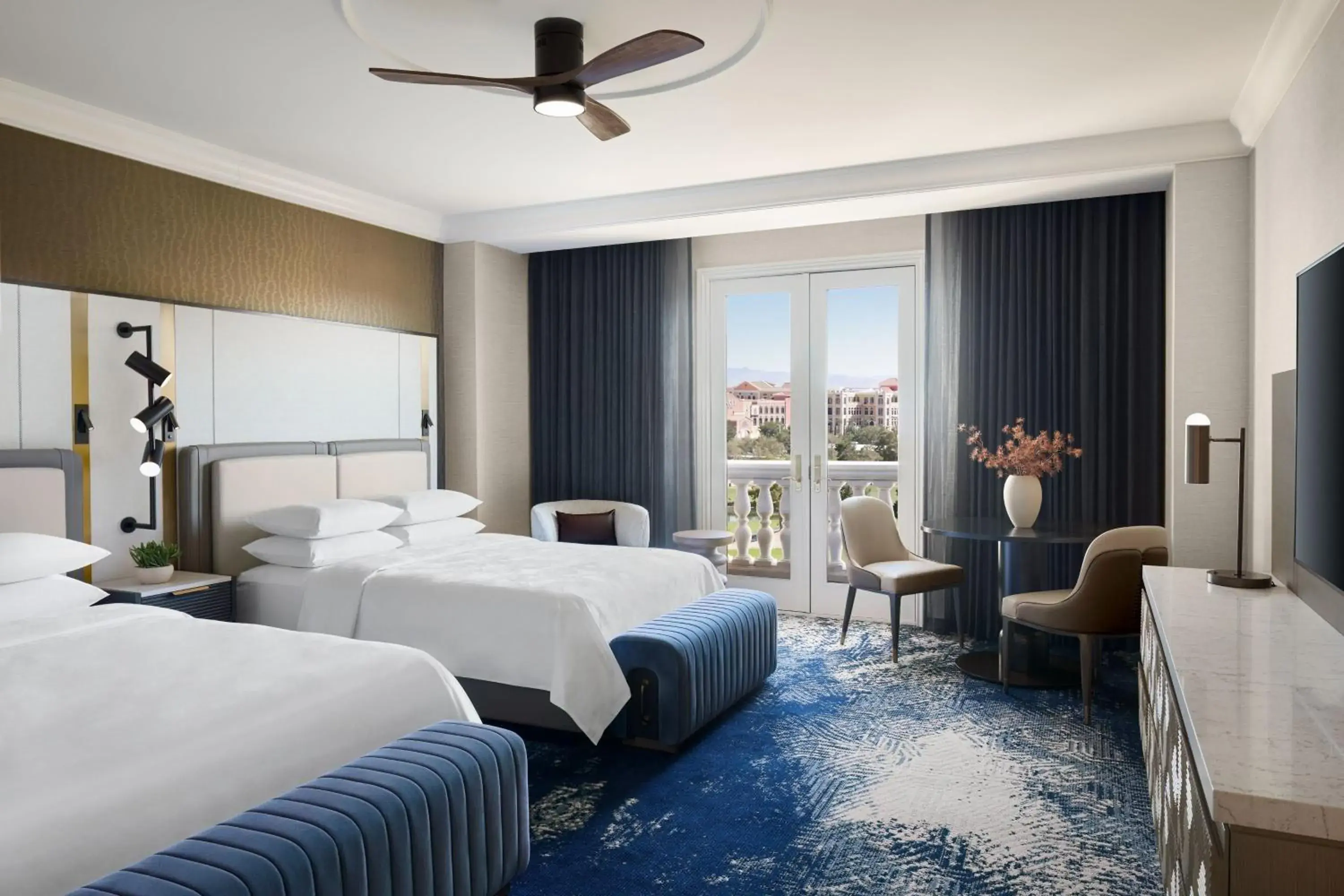 2 Queen Beds w/Balcony, Larger Guest room, 2 Queen, Balcony in JW Marriott Las Vegas Resort & Spa 2 Queen Beds w/Balcony, Larger Guest room, 2 Queen, Balcony in JW Marriott Las Vegas Resort & Spa