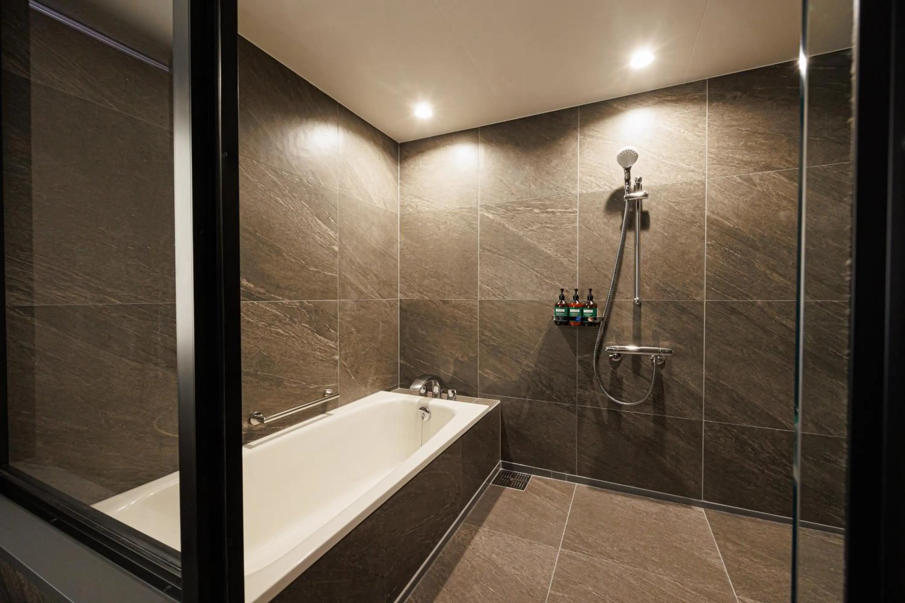 Bathroom in ANA Crowne Plaza Hiroshima by IHG