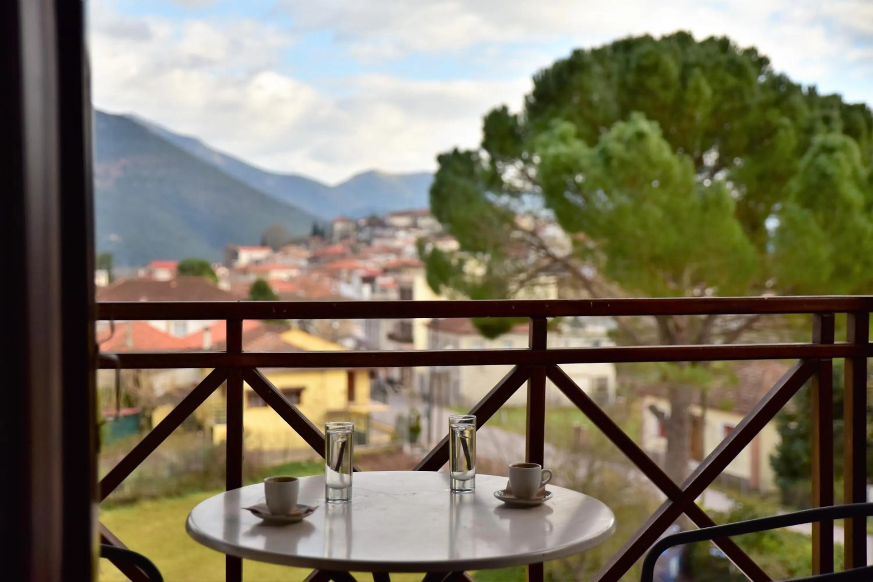 Balcony/Terrace in Mont Helmos Hotel