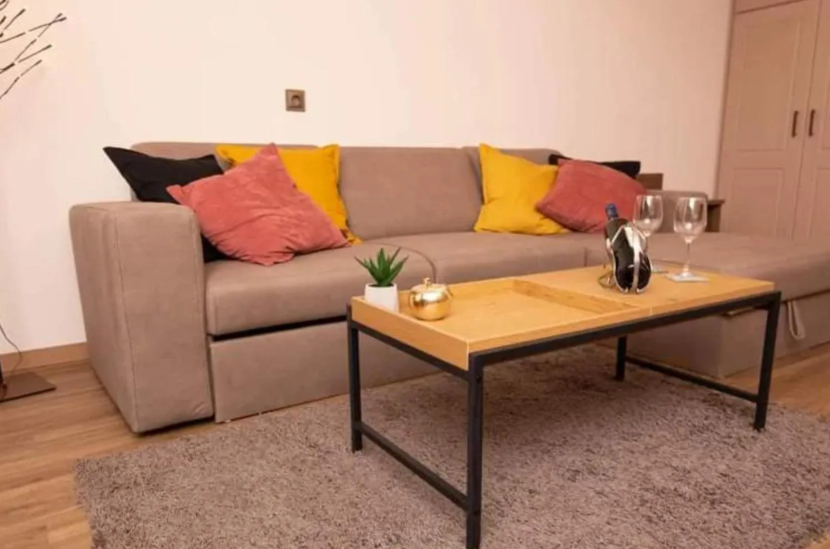 Living room in Mont Helmos Hotel