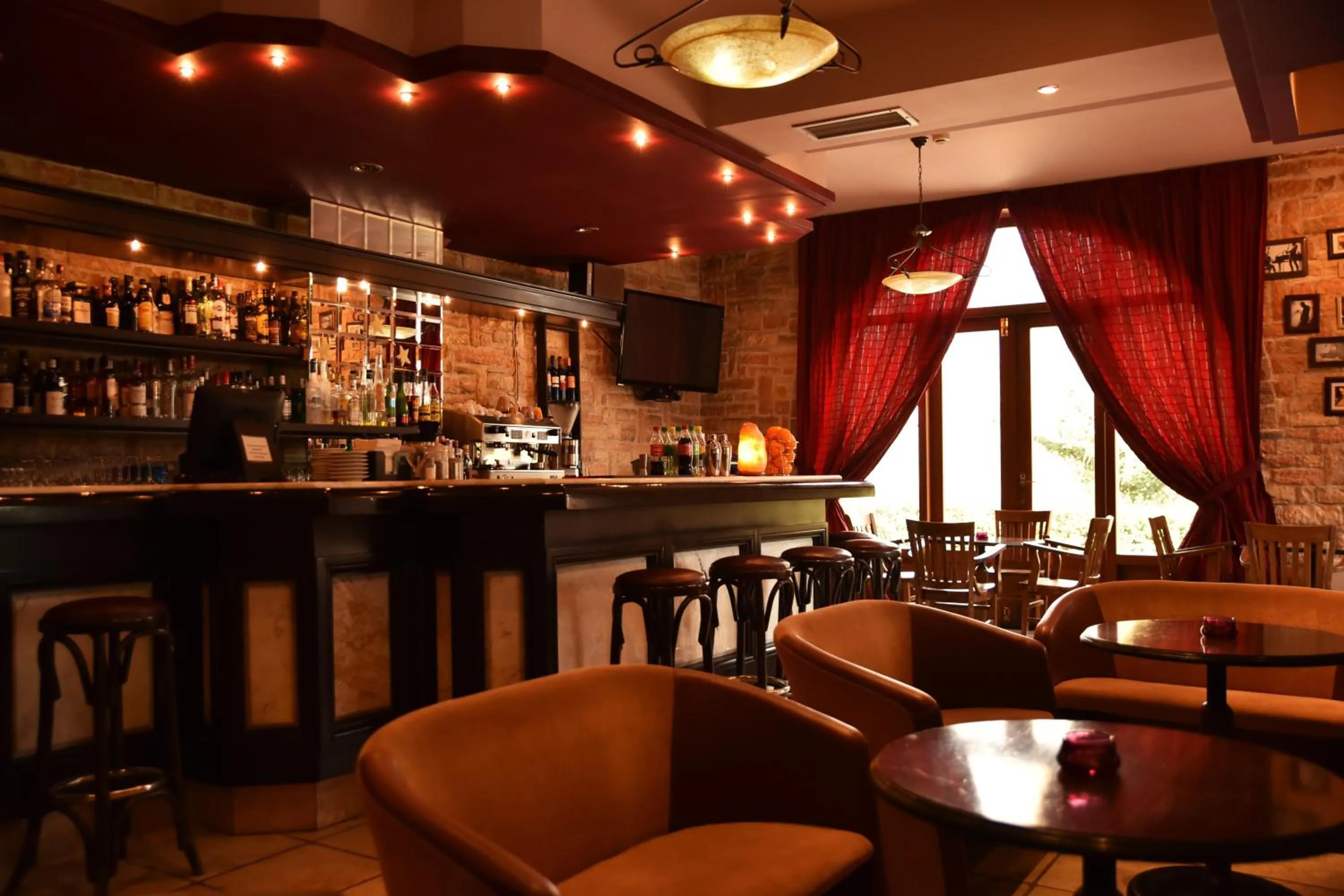 Lounge or bar in Mont Helmos Hotel