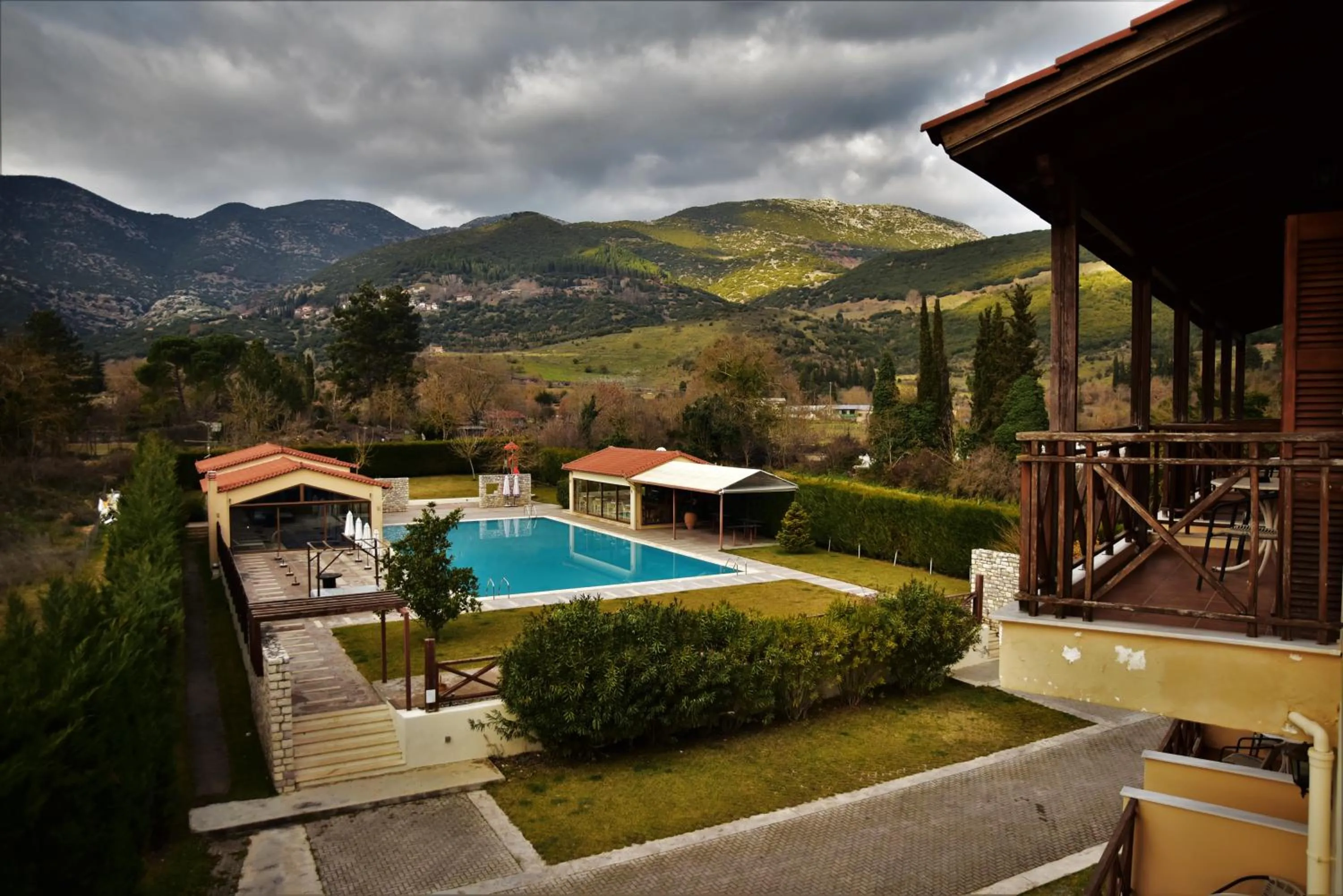 Mountain view in Mont Helmos Hotel