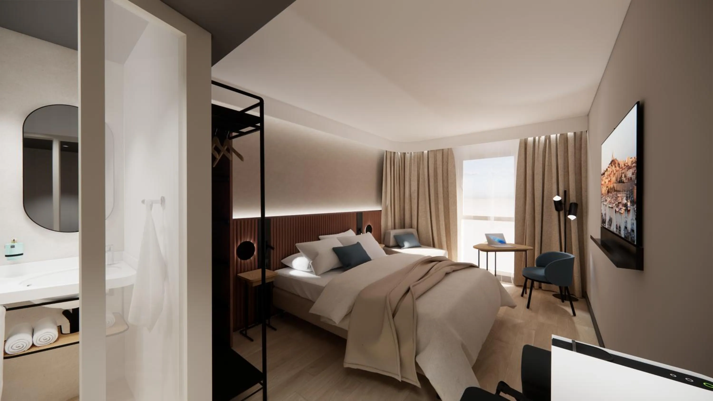 Bed in Hôtel Marseille Centre Gare Saint-Charles