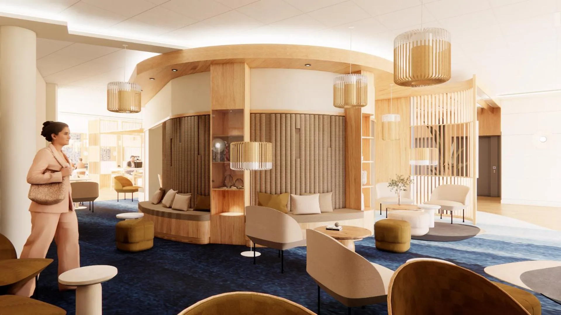 Lobby or reception in Hôtel Marseille Centre Gare Saint-Charles