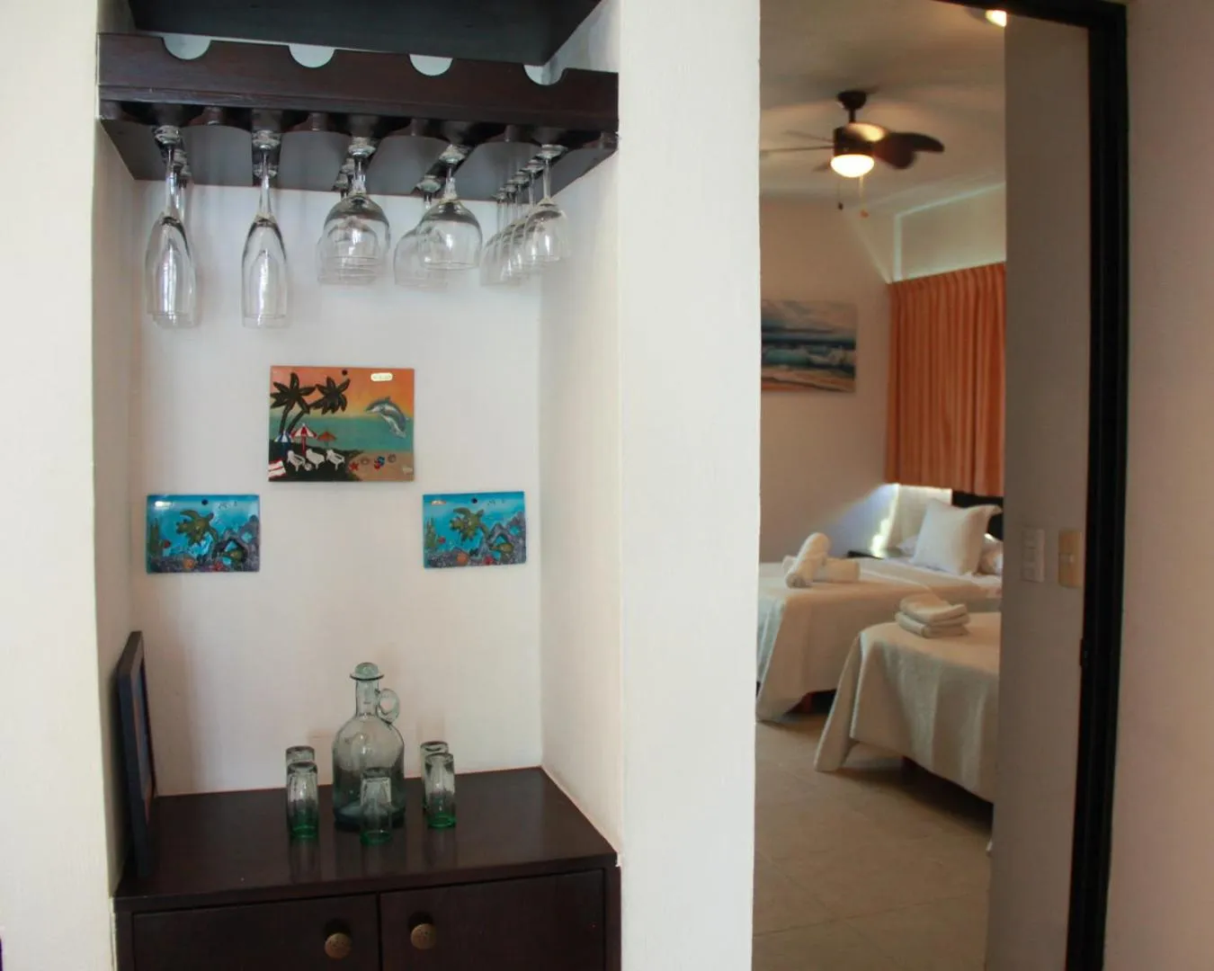 Bed in Villa Isla Dorada