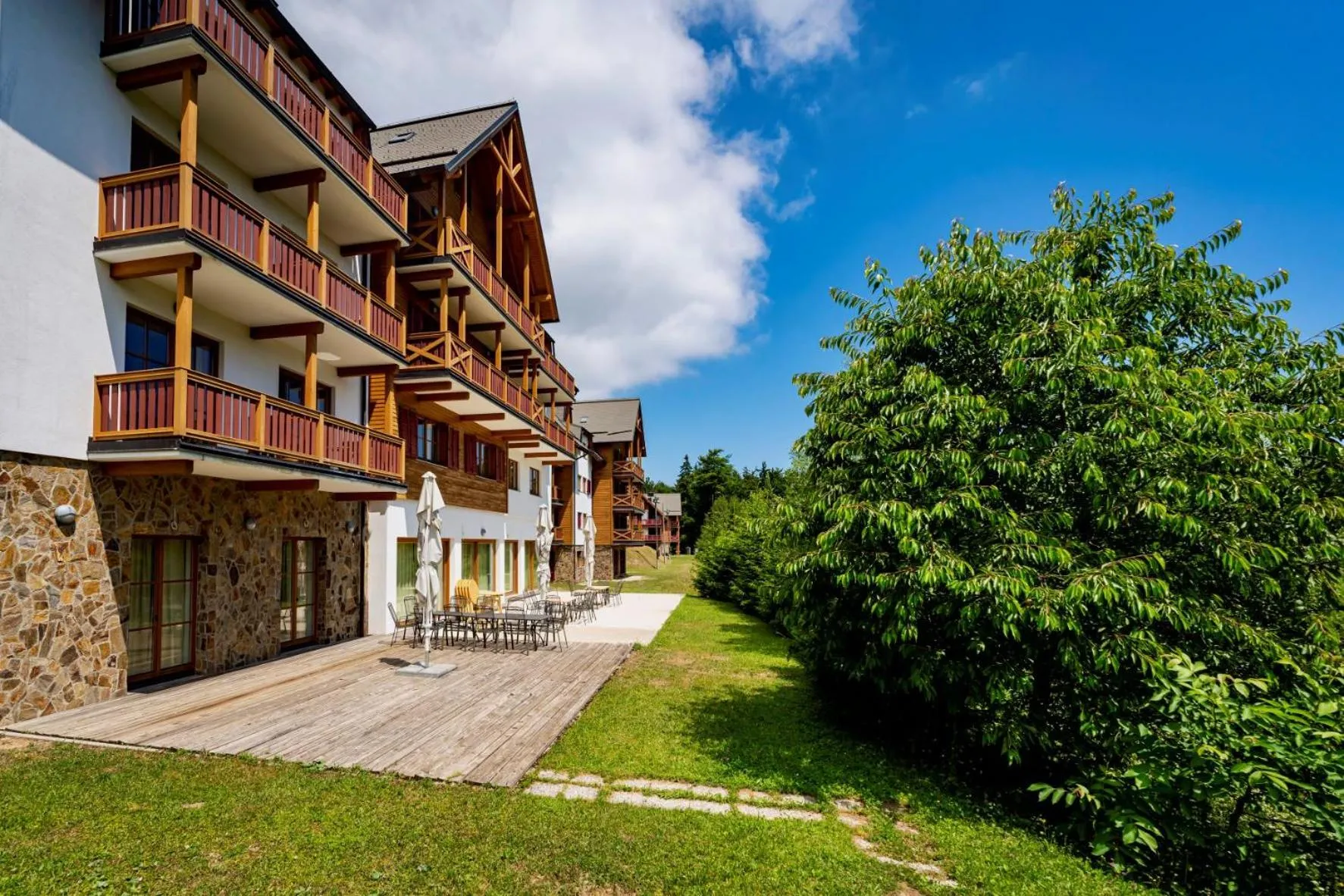 Property building in Pohorje Village Wellbeing Resort - Forest Hotel Videc