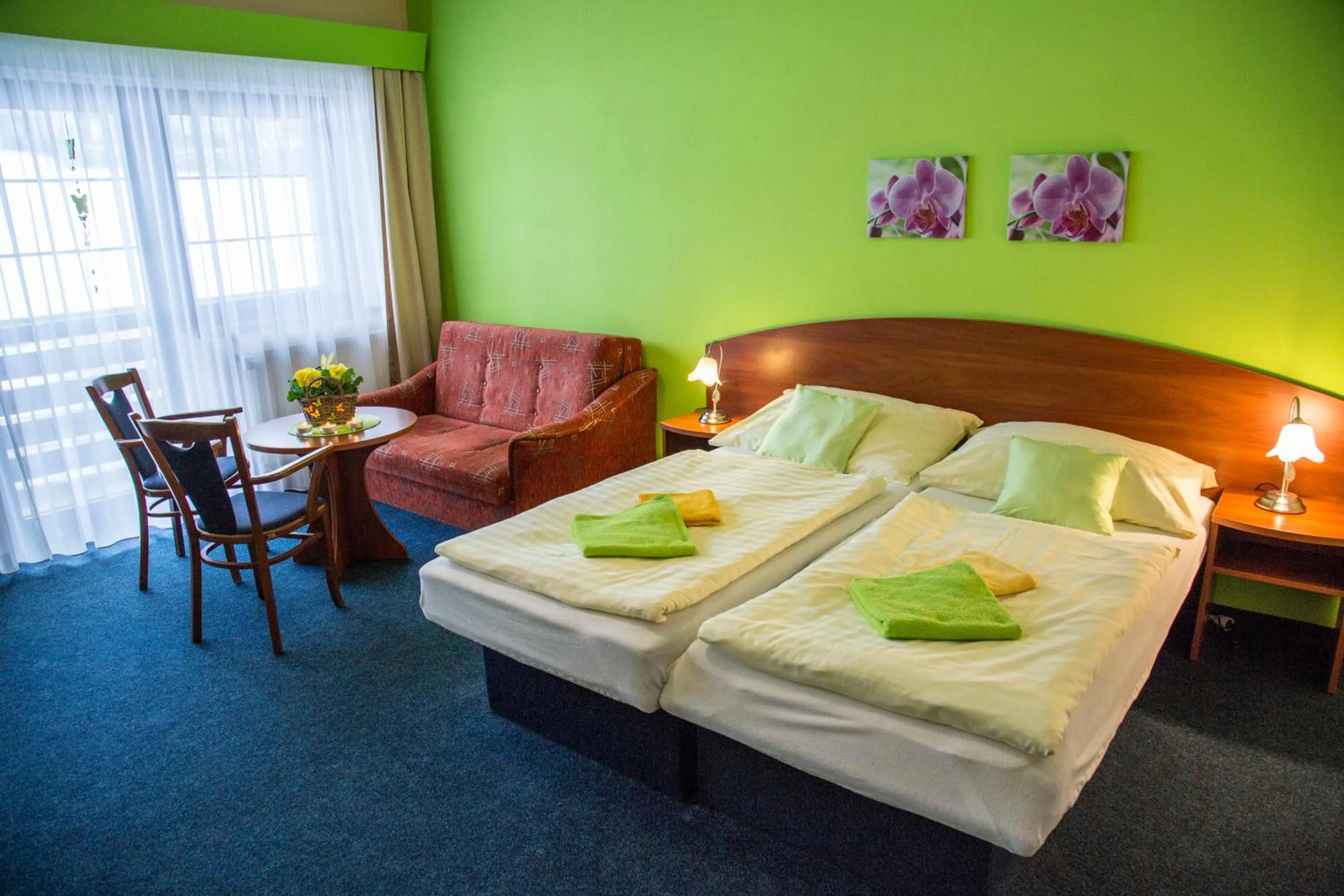 Bedroom, Bed in Hotel Centrum Harrachov