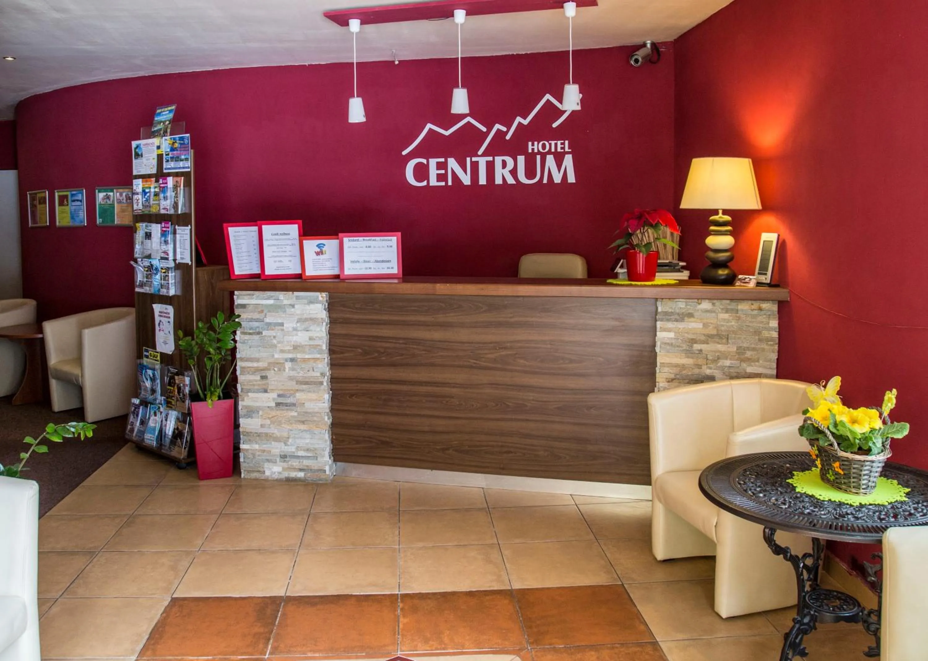 Lobby or reception in Hotel Centrum Harrachov