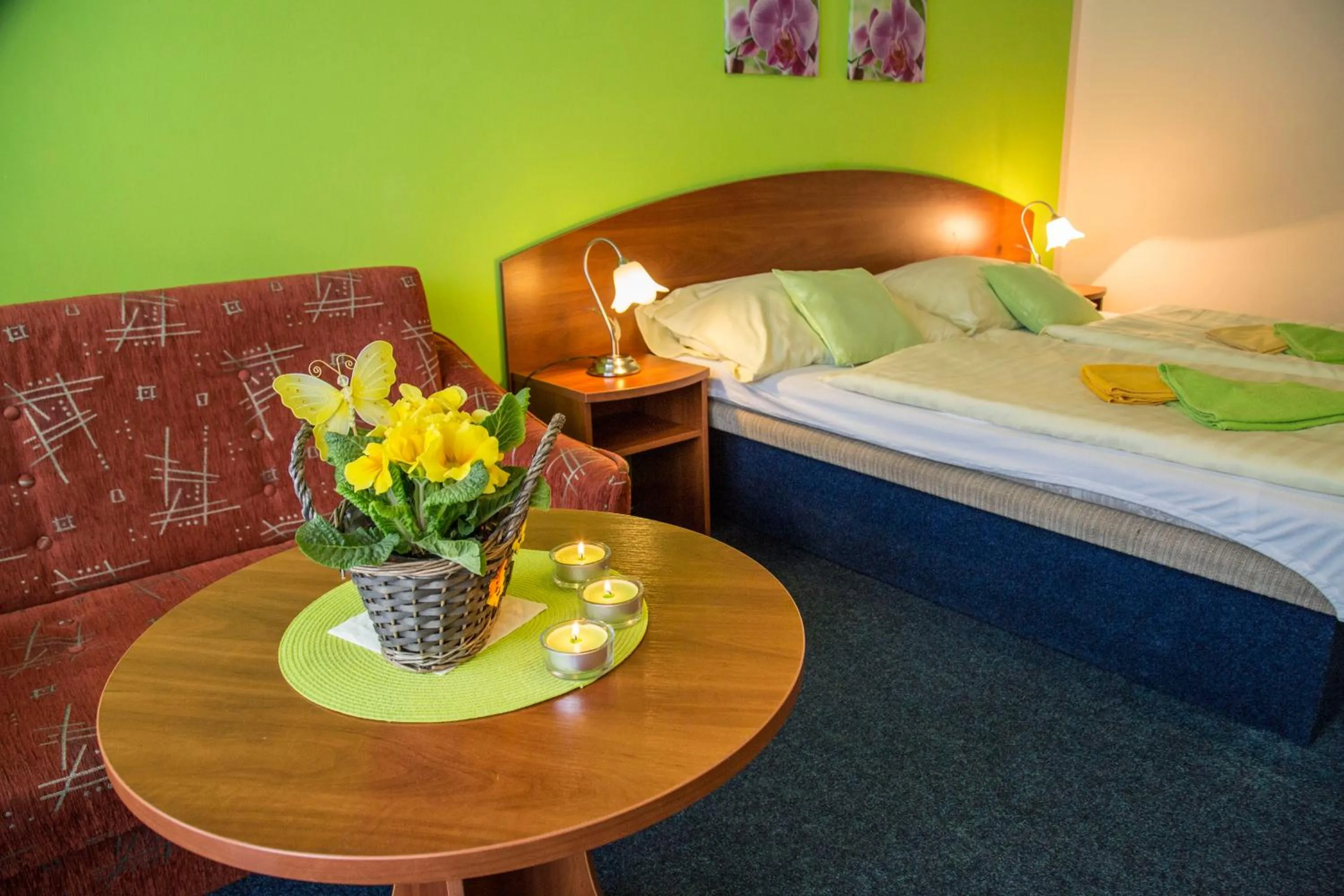 Bedroom, Bed in Hotel Centrum Harrachov