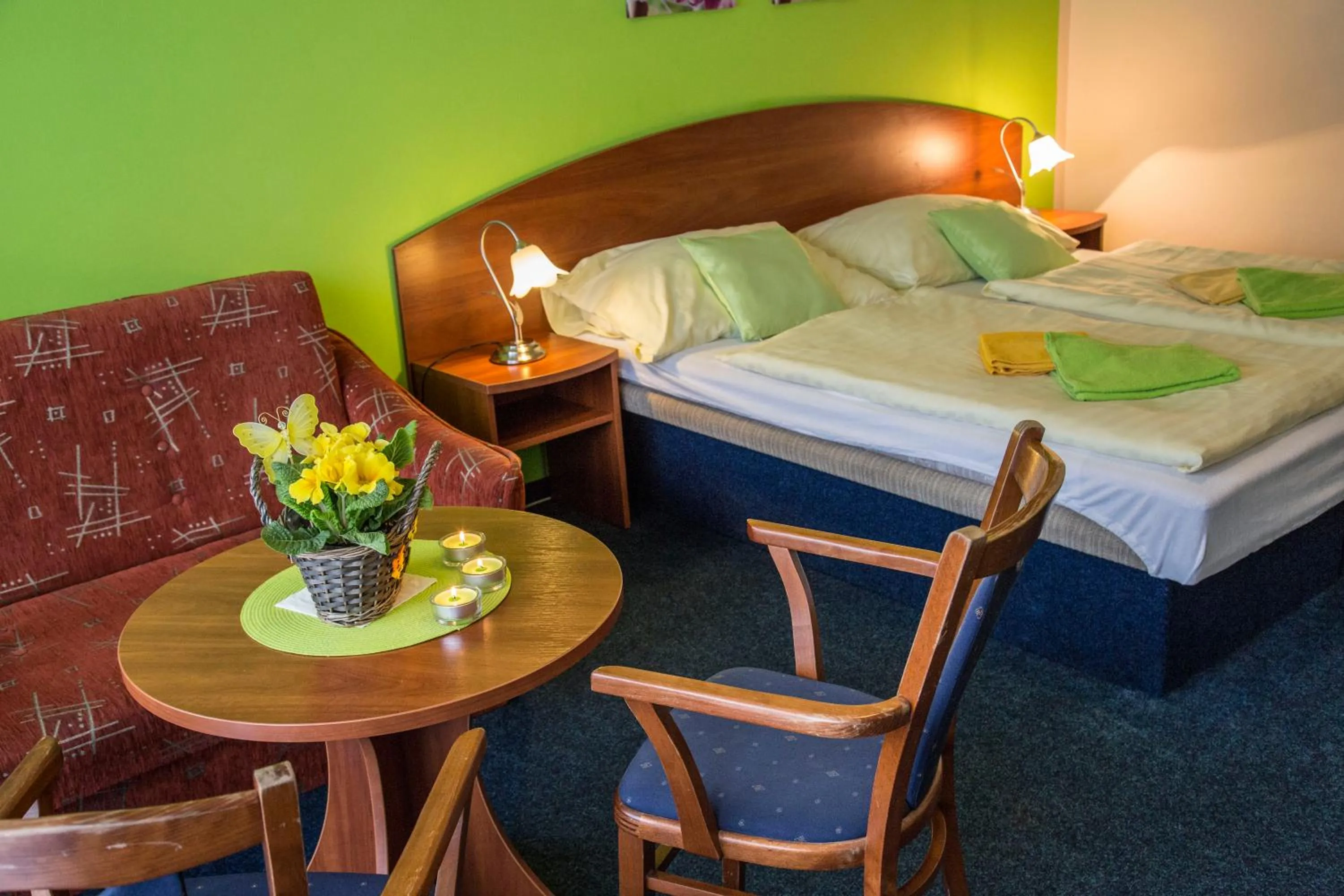 Bedroom, Bed in Hotel Centrum Harrachov