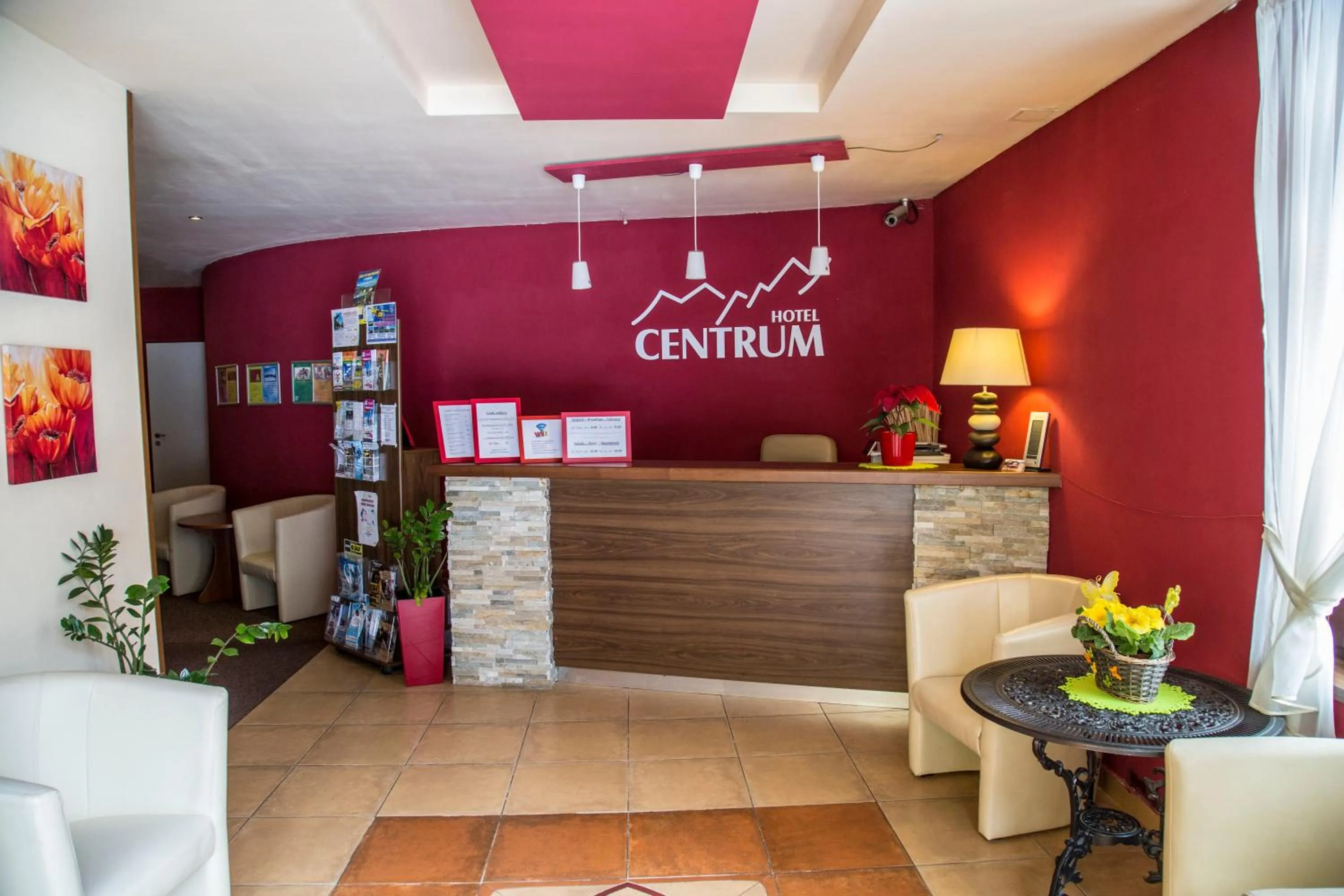 Lobby or reception in Hotel Centrum Harrachov